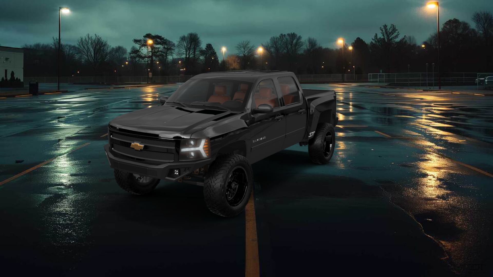 Chevrolet Silverado 1500 Crew Cab 4 Door pickup truck 2007 tuning