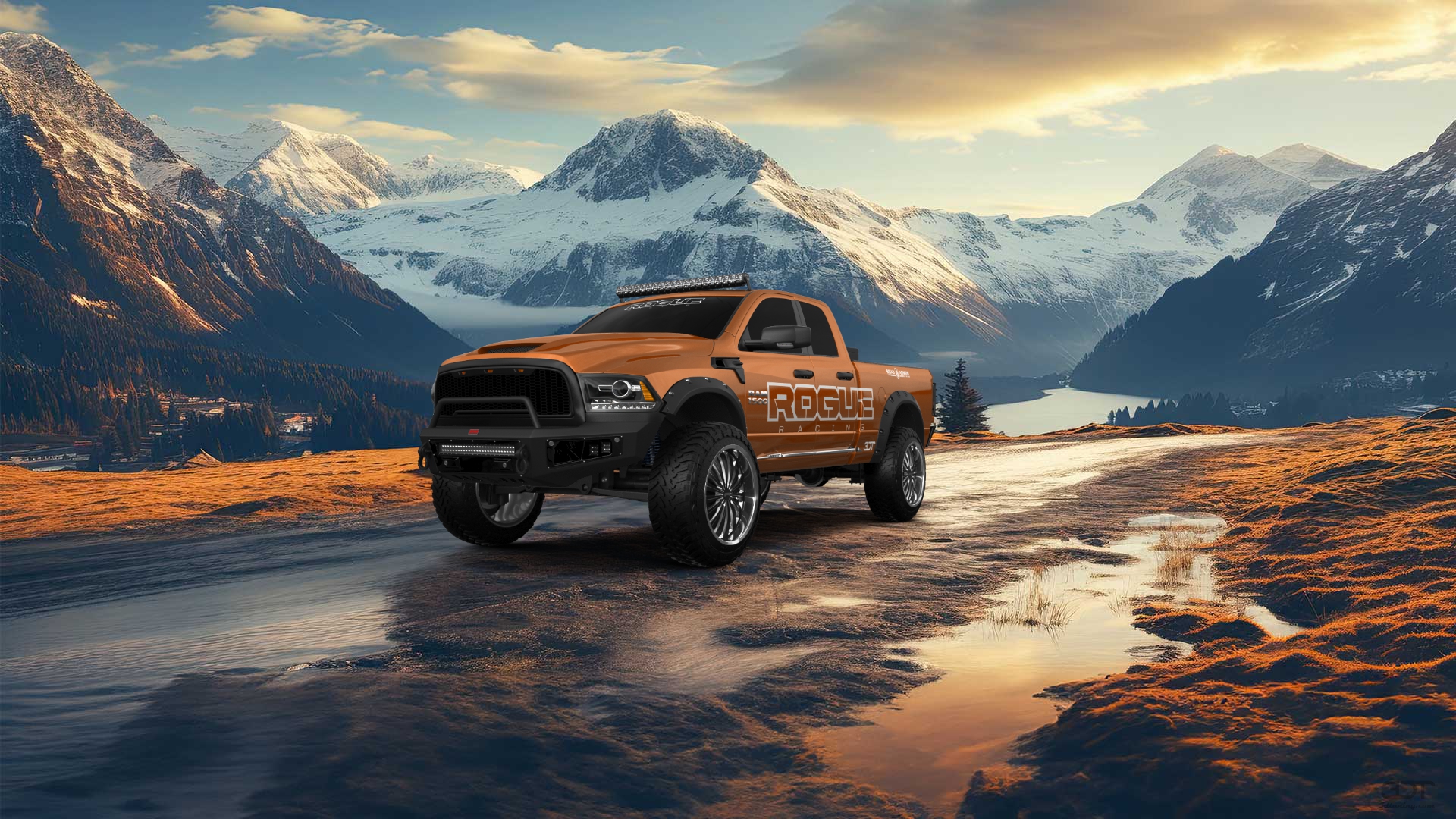 Dodge Ram 1500 6.4' box Extended Cab 4 Door pickup truck 2009 tuning