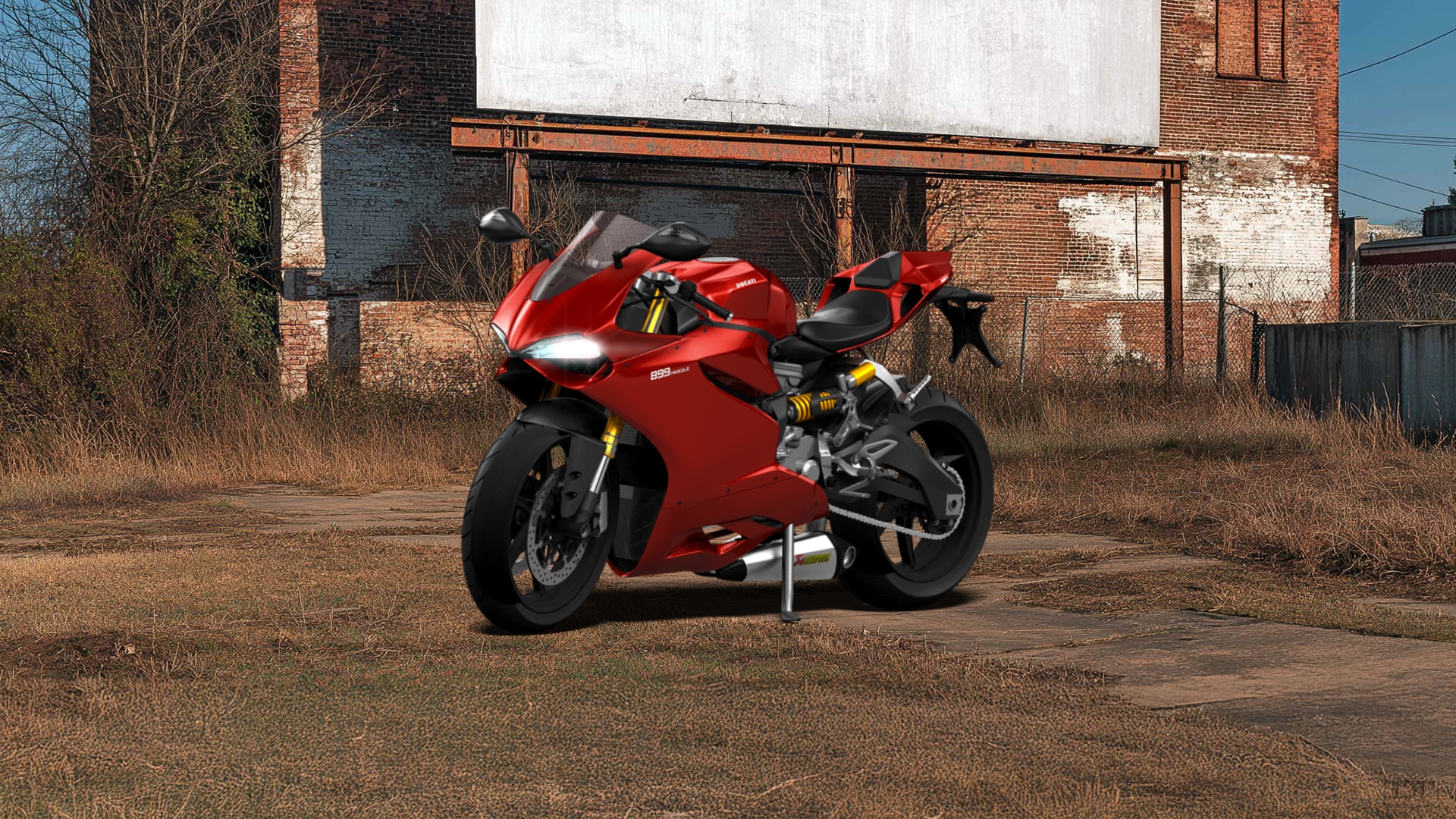 Ducati 899 Panigale Sport Bike 2015 tuning