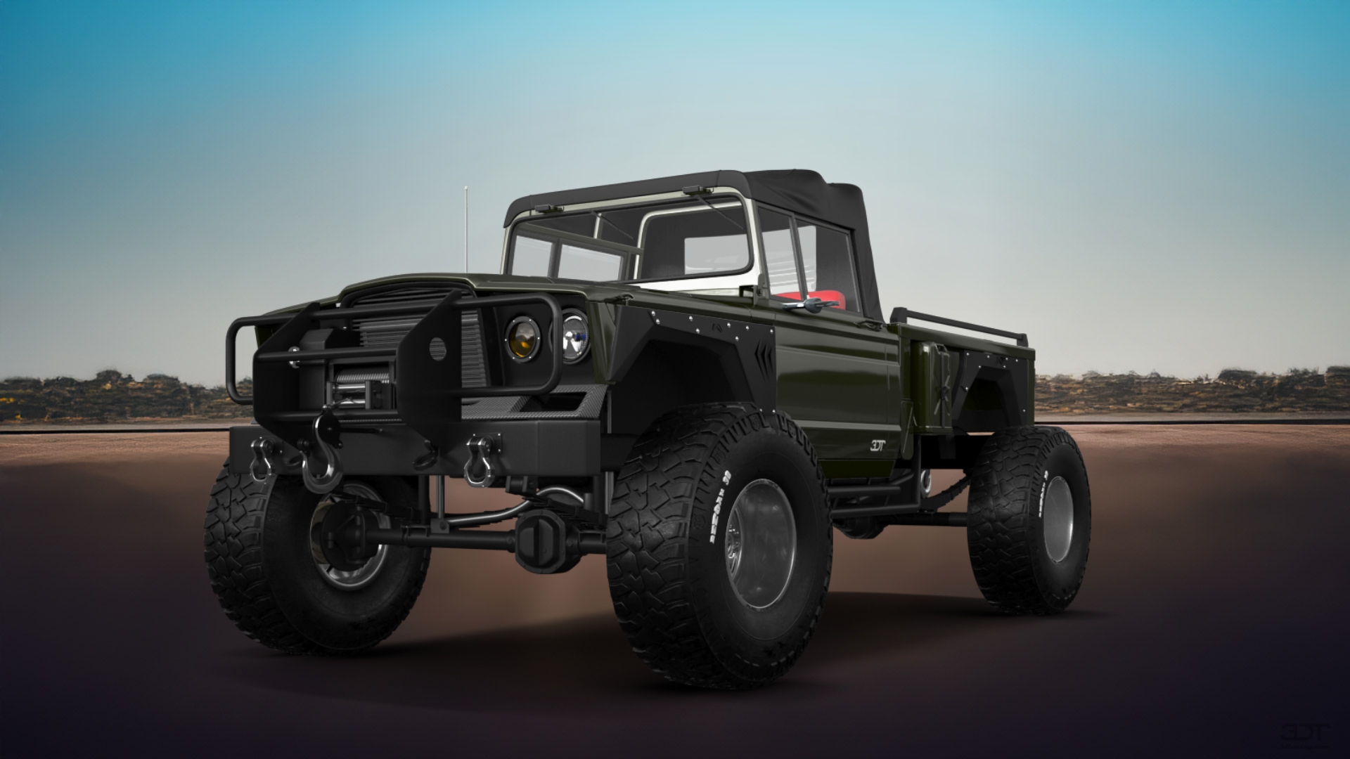 Jeep Kaiser M715 2 Door pickup truck 1968 tuning