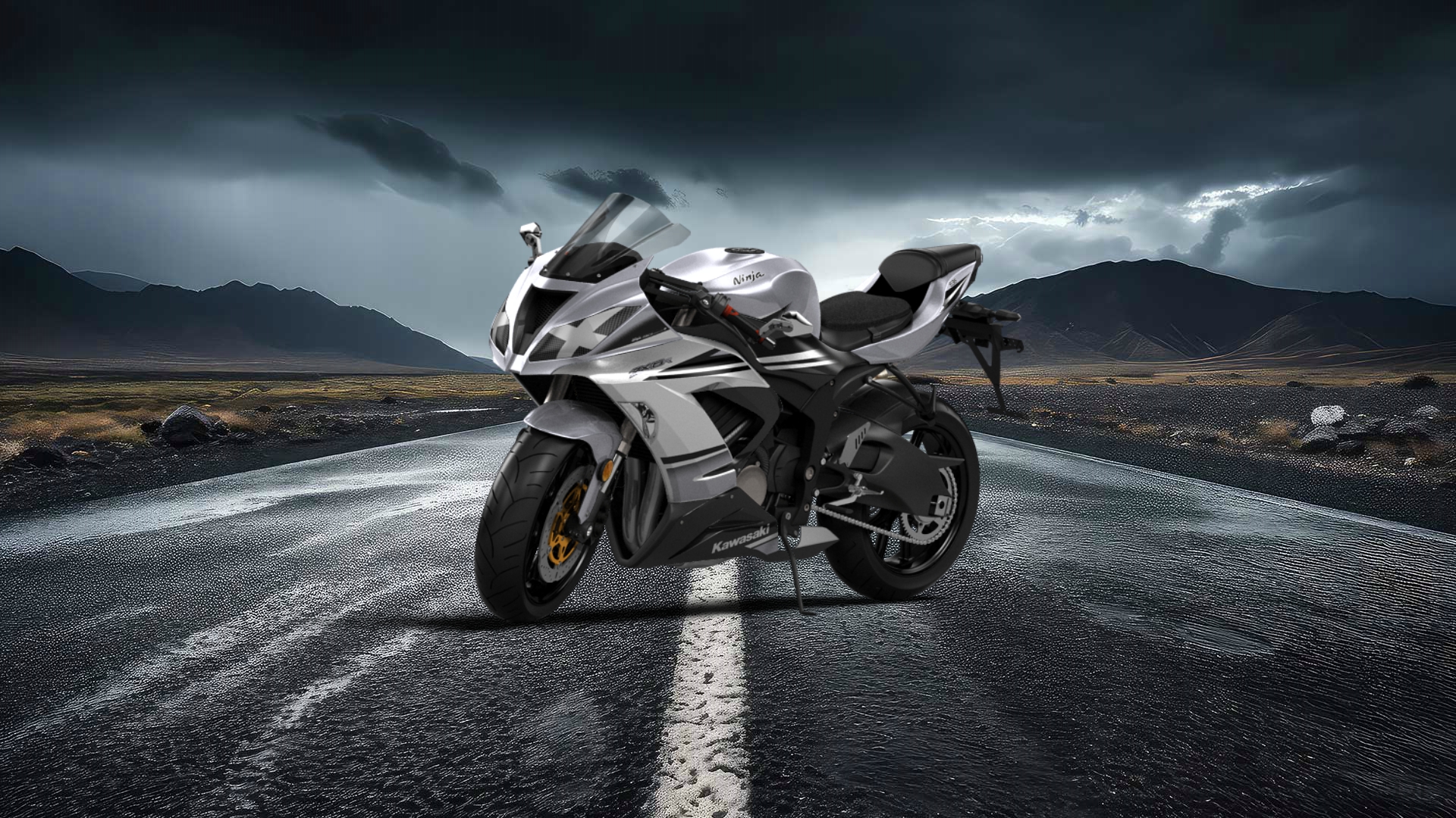 忍邪乱武　7BOX LV ONE EVO CARBON FIBER for Kawasaki Zx-6r Ninja 2019 - 2025