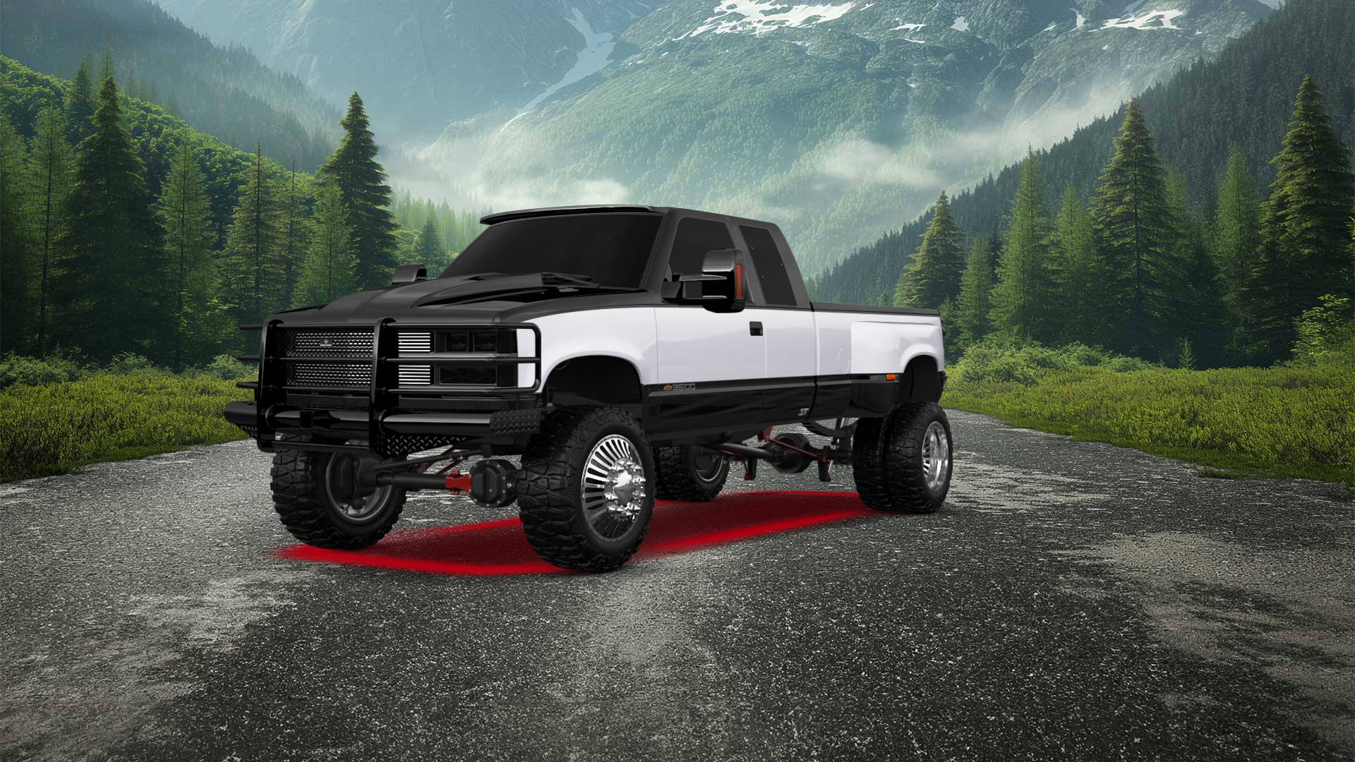 Chevrolet K3500 Extended Cab Pickup Truck 1988
