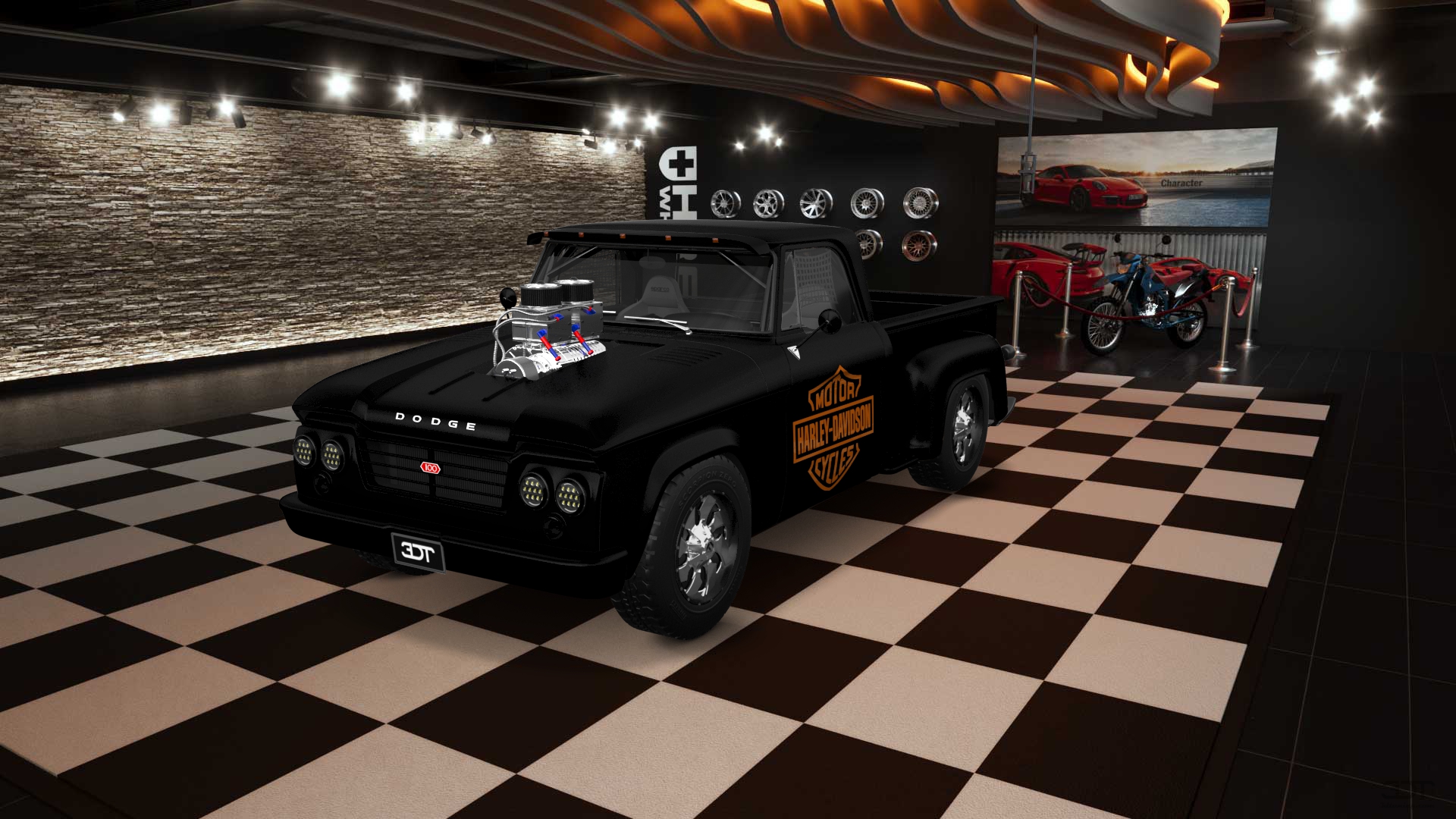 Dodge D-100 Stepside 2 Door pickup truck 1961