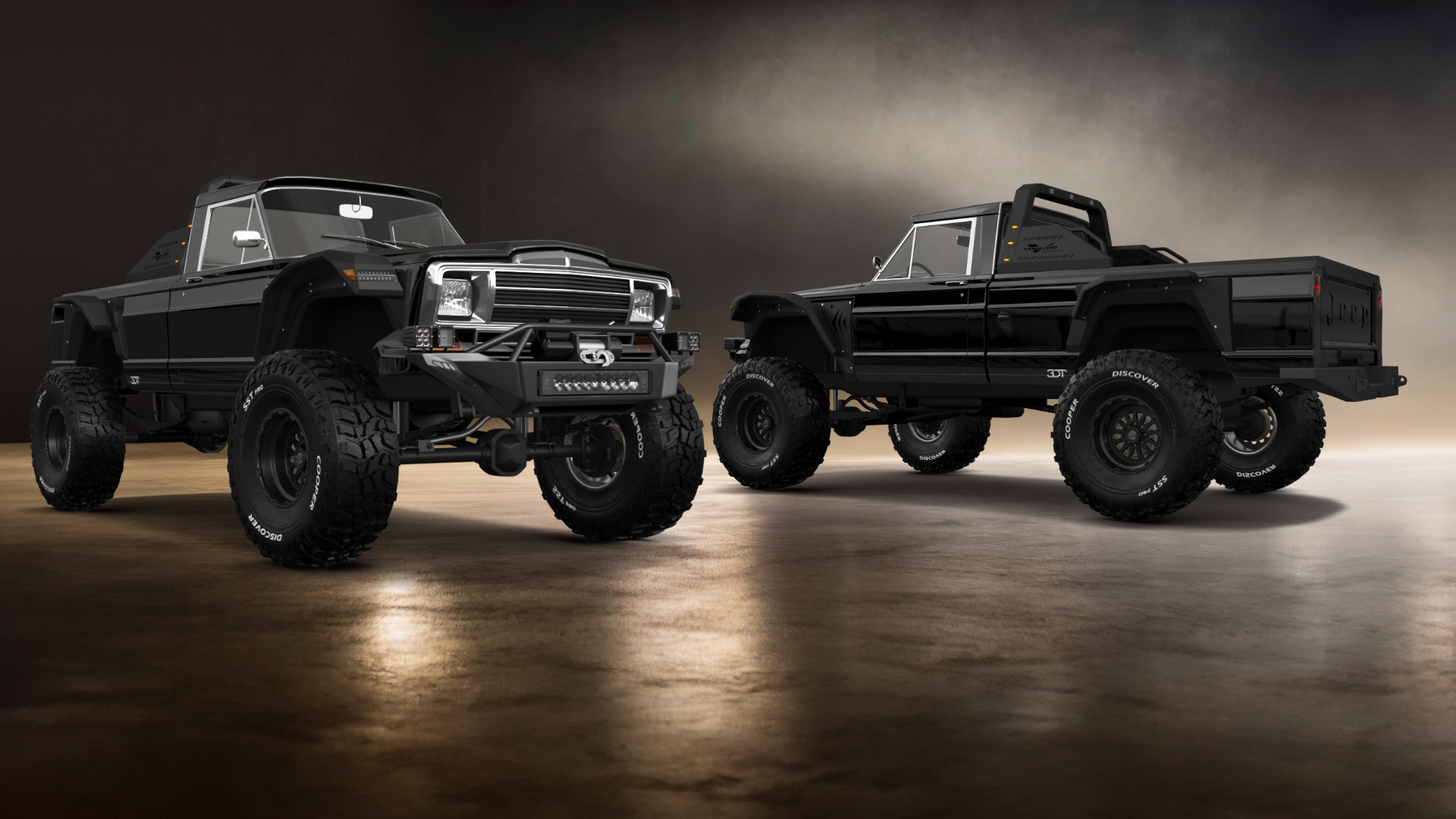 Jeep Gladiator SJ 2 Door pickup truck 1988 tuning