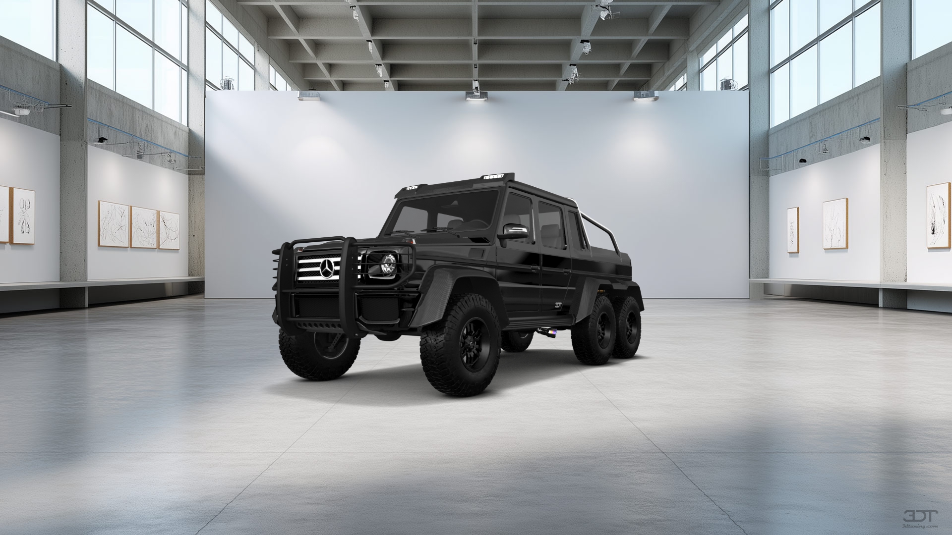 Mercedes G 63 AMG 6x6 4 Door pickup truck 2013 tuning