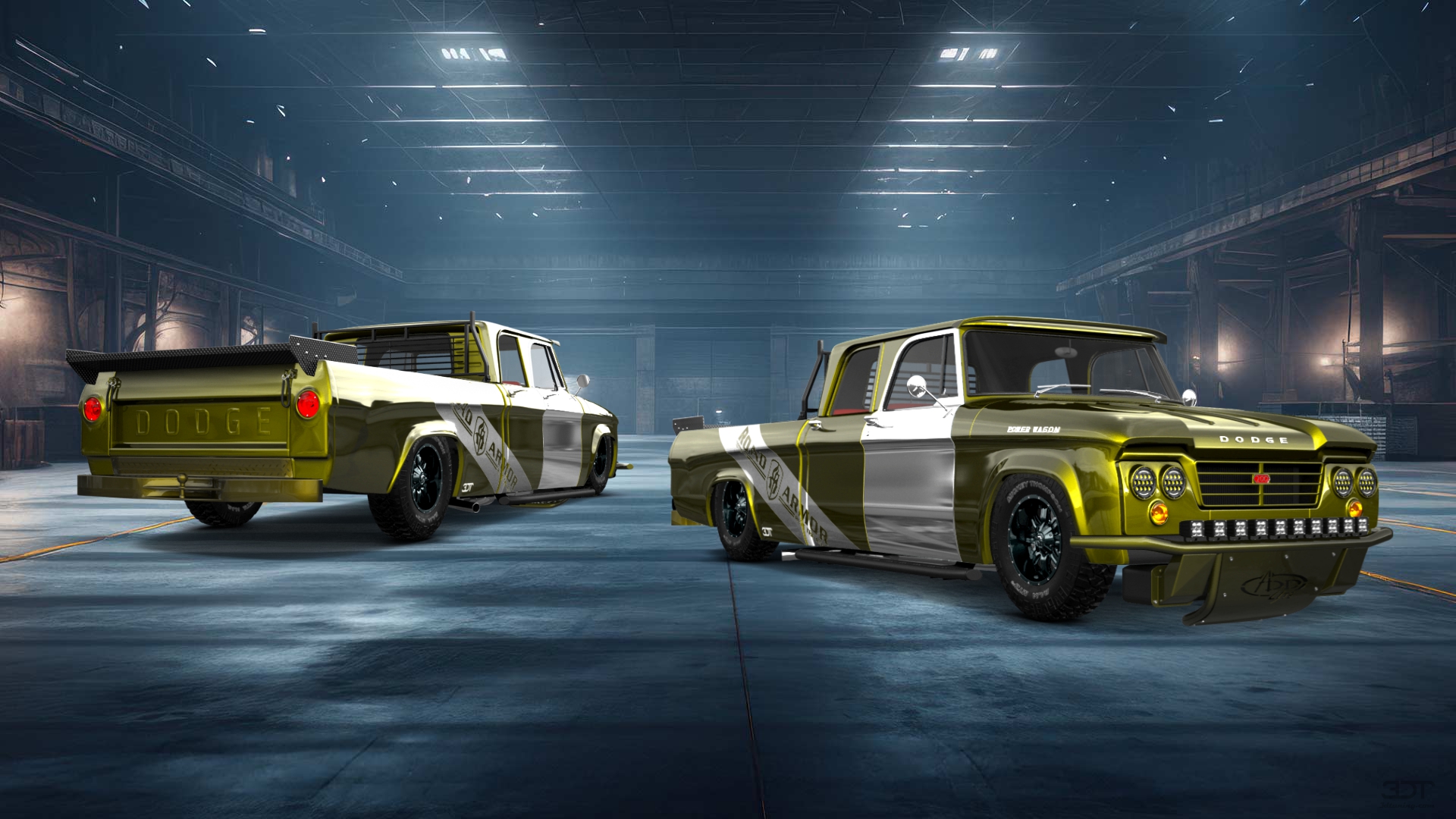 Dodge Power Wagon 4 Door pickup truck 1964