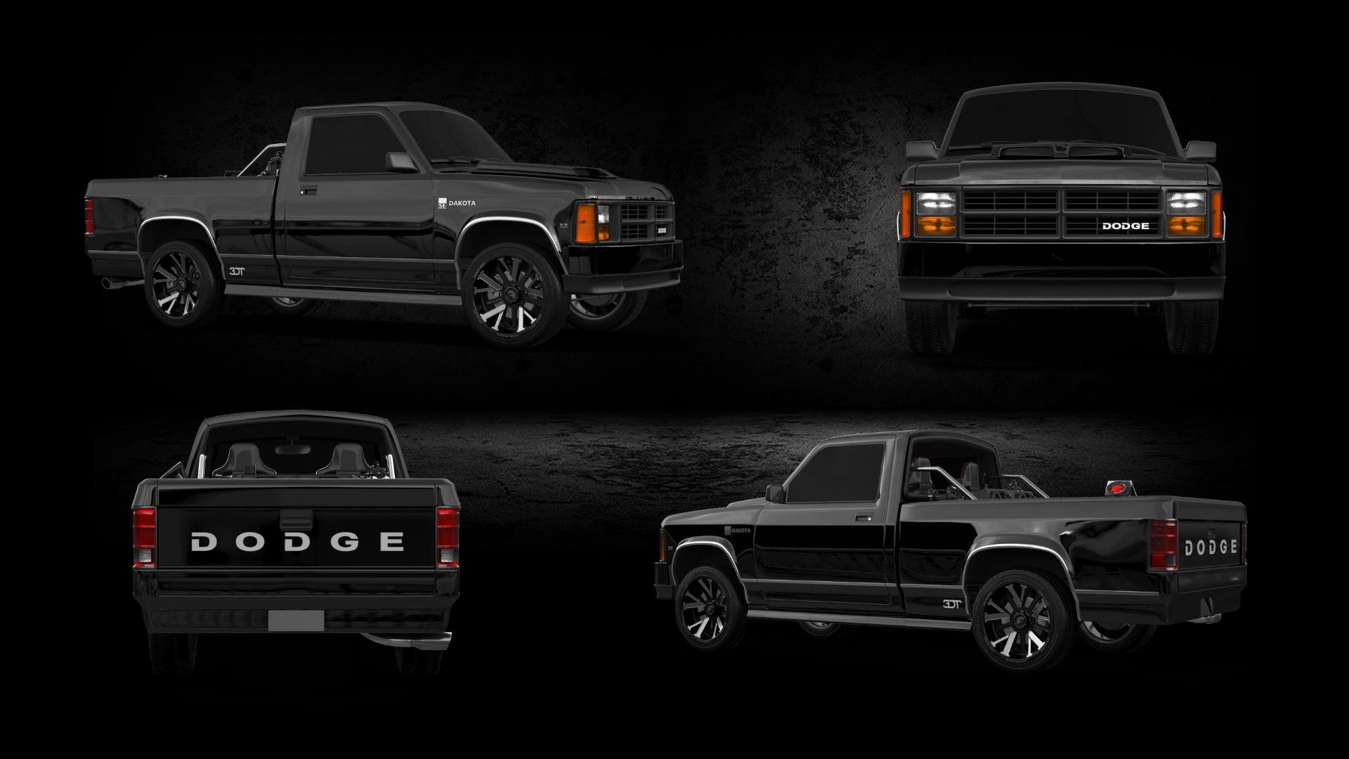 Dodge Dakota Regular Cab 2 Door pickup truck 1987