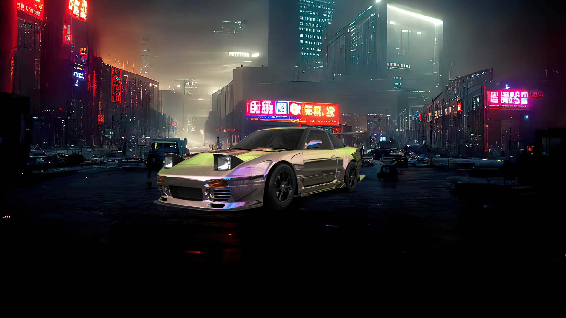 Nissan 240SX 3 Door Hatchback 1989 tuning