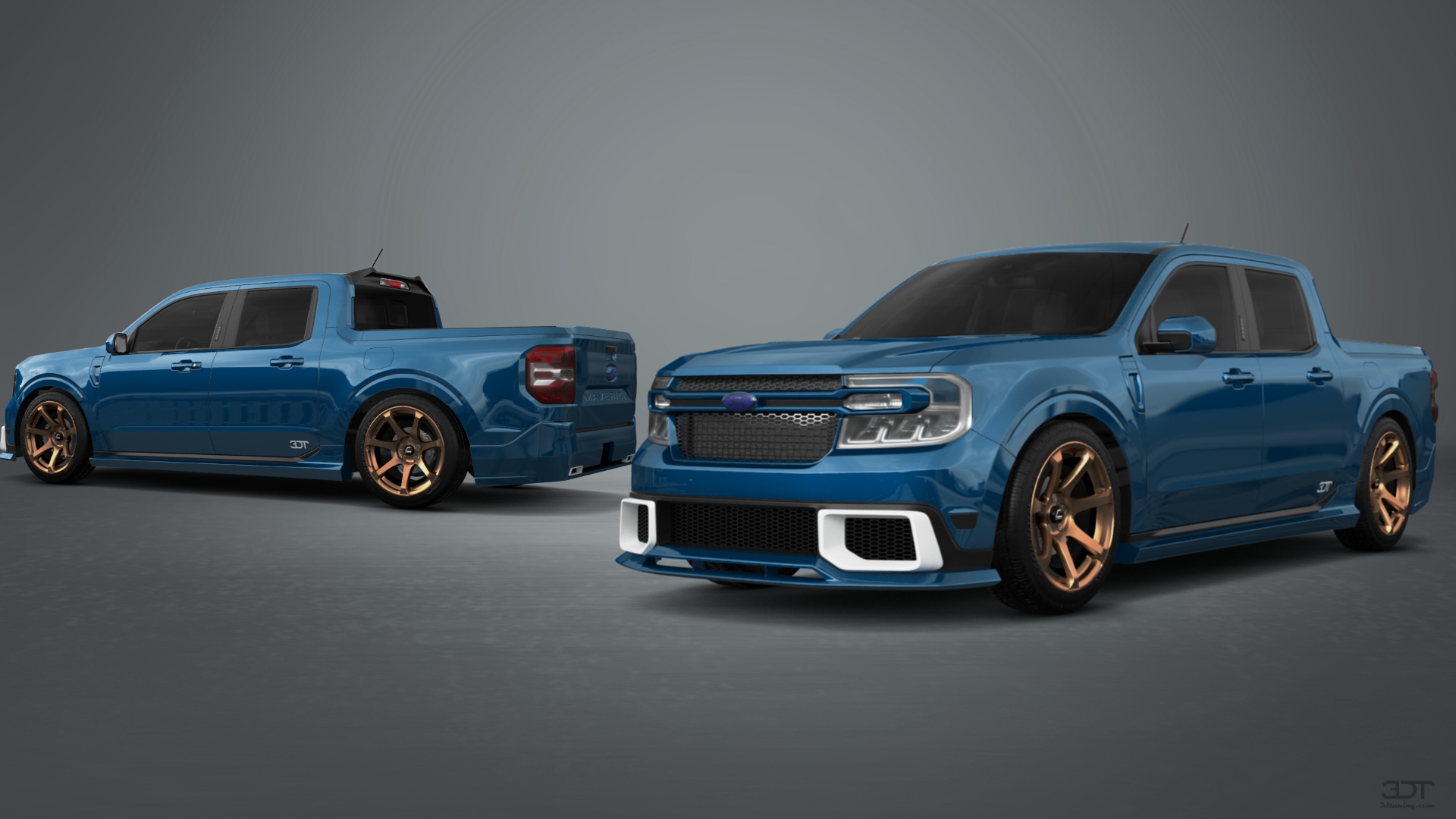 Ford Maverick 4 Door pickup truck 2022 tuning