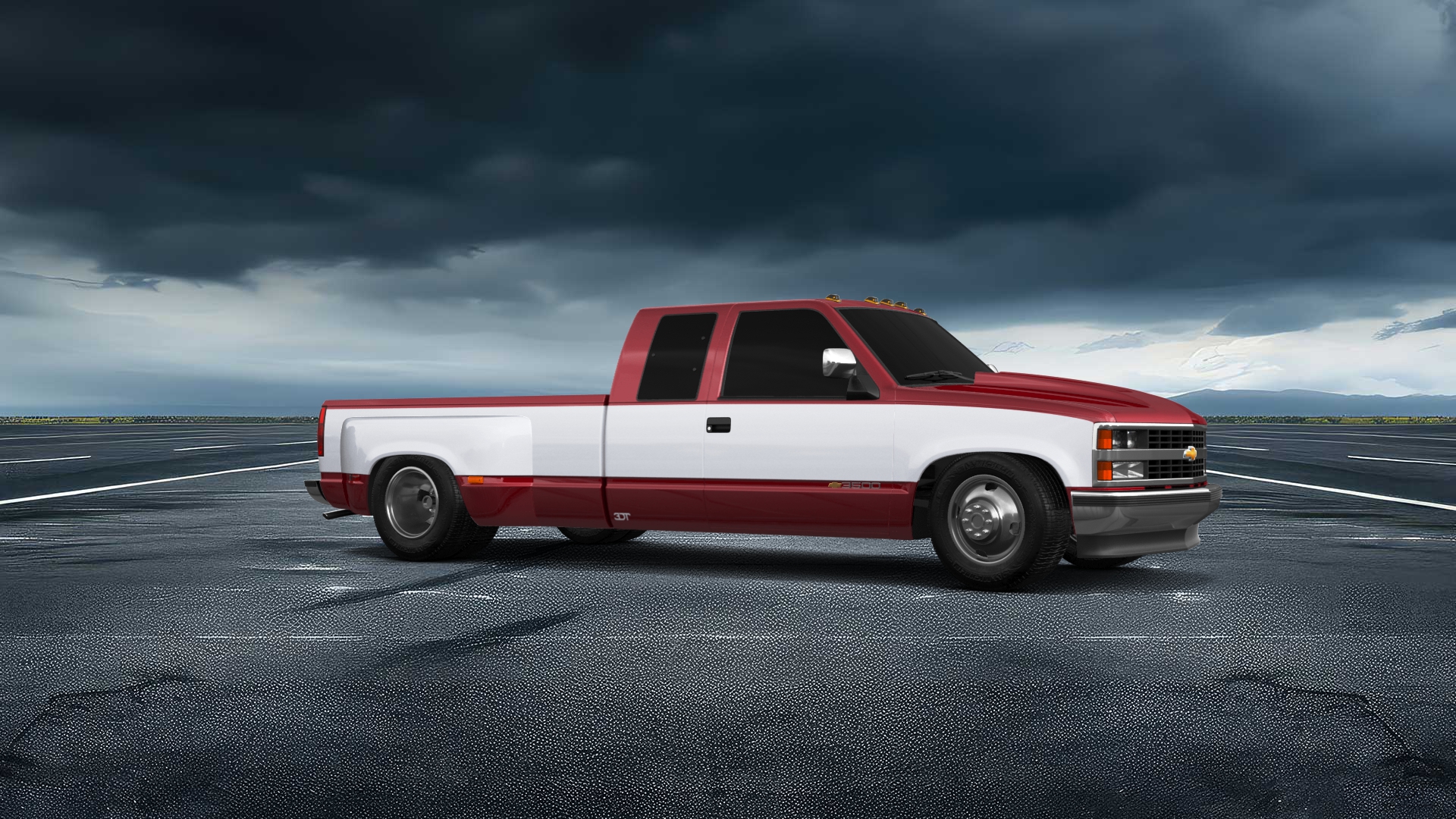 Chevrolet K3500 Extended Cab Pickup Truck 1988