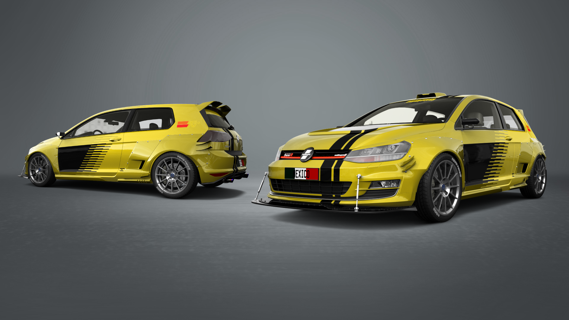 Volkswagen Golf 7 3 Door Hatchback 2013 tuning