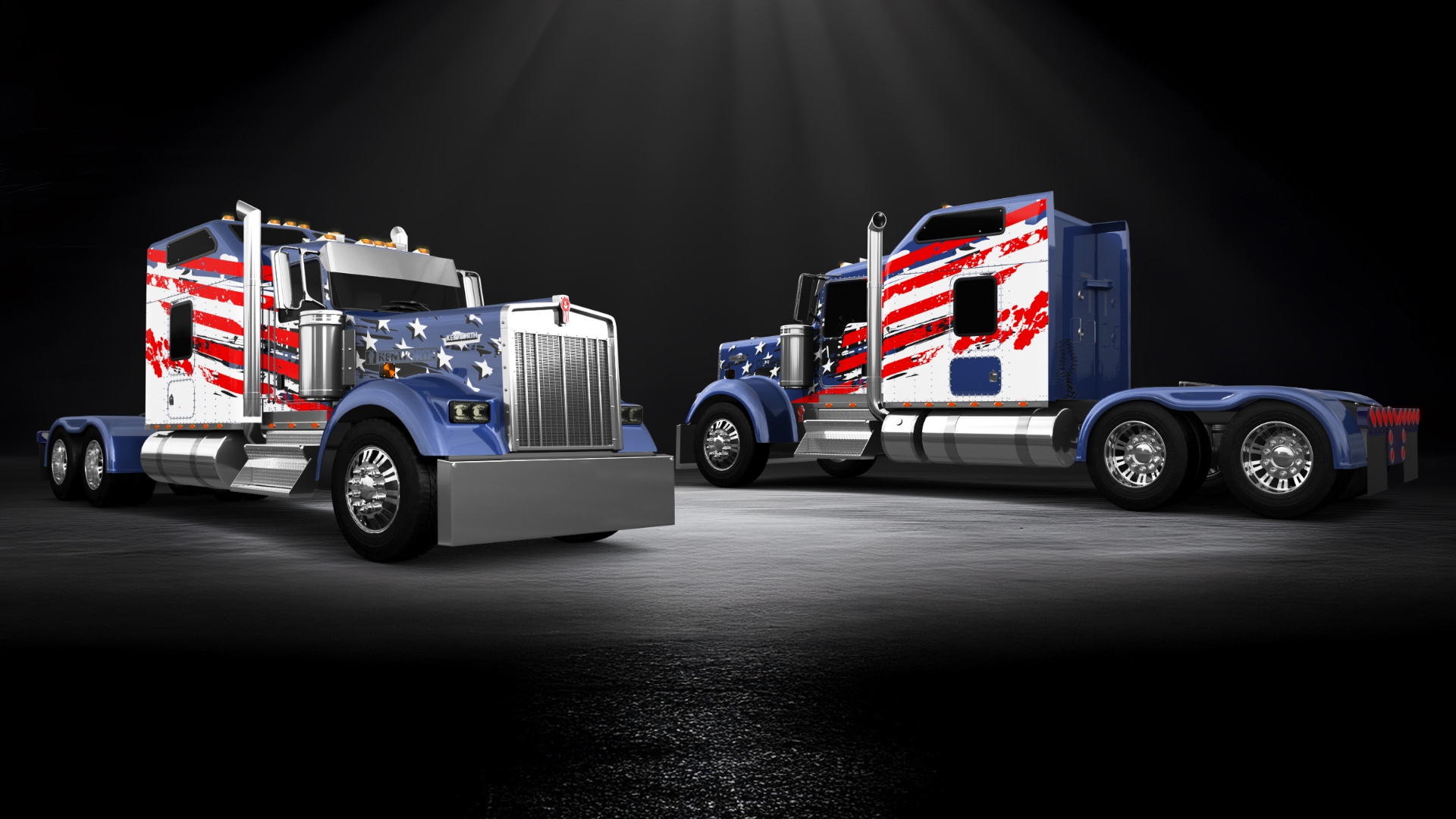 Kenworth W900 Sleeper Cab Truck 2015 tuning