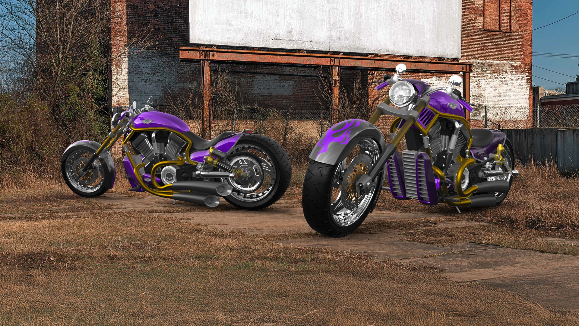 Harley-Davidson Custom Chopper Cruiser 2011 tuning