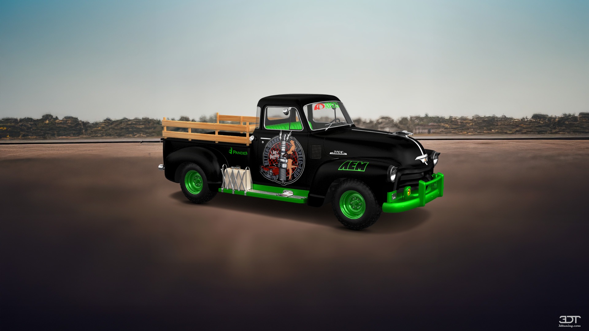 Chevrolet 3100 2 Door pickup truck 1954 tuning