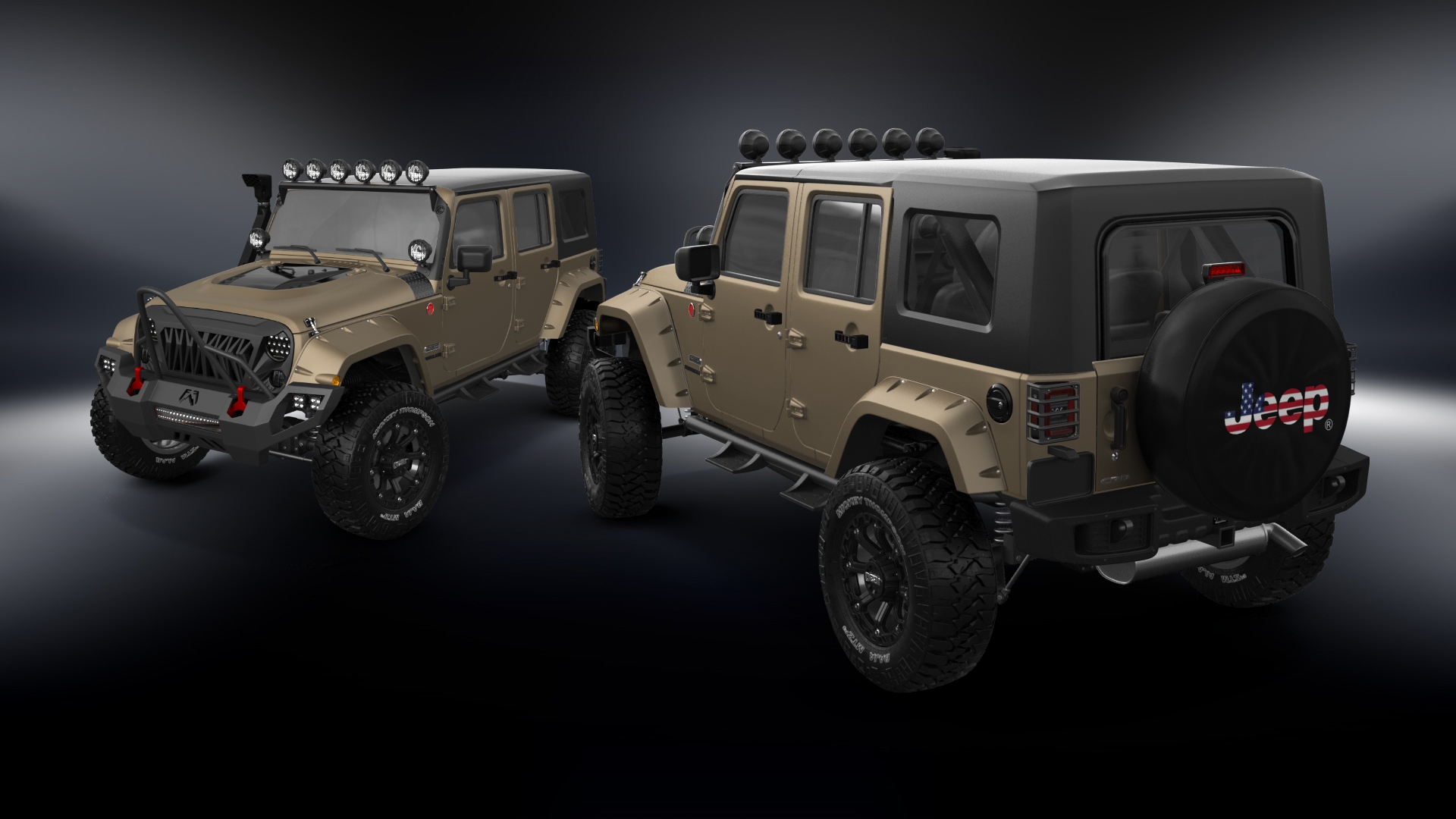 Jeep Wrangler Unlimited JK Rubicon Recon 4 Door SUV 2017 tuning