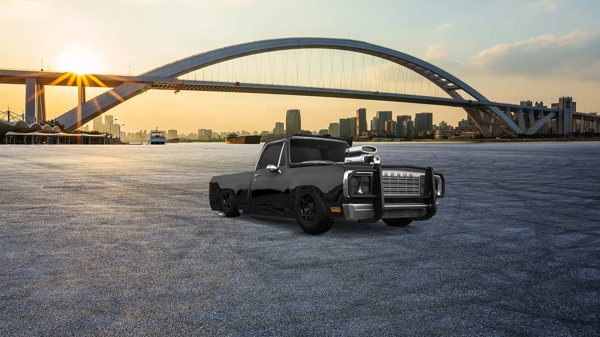 Dodge Power Wagon W200 2 Door pickup truck 1977 tuning