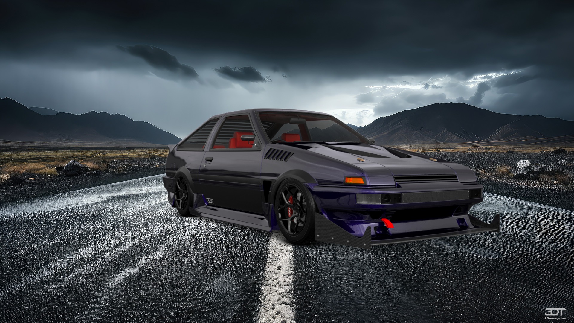 Toyota AE86 3 Door Hatchback 1985 tuning
