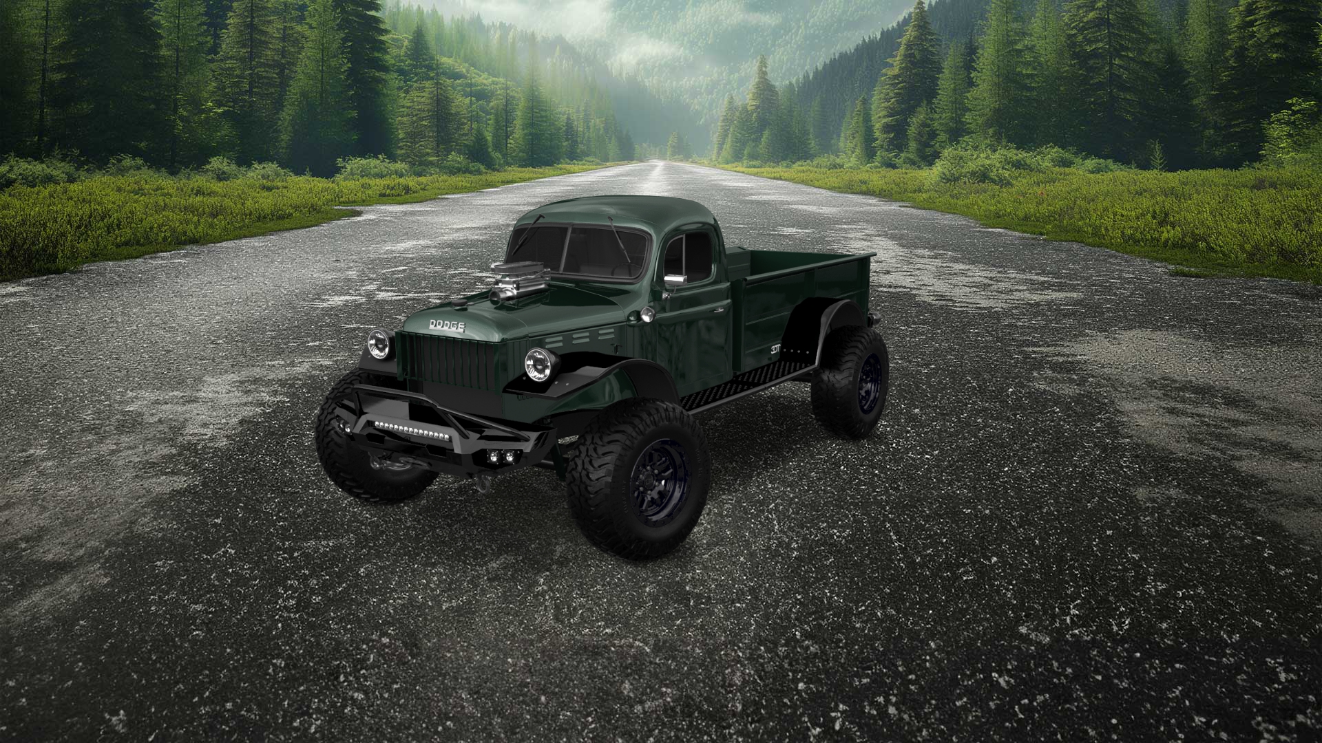 Dodge Power Wagon 2 Door pickup truck 1947