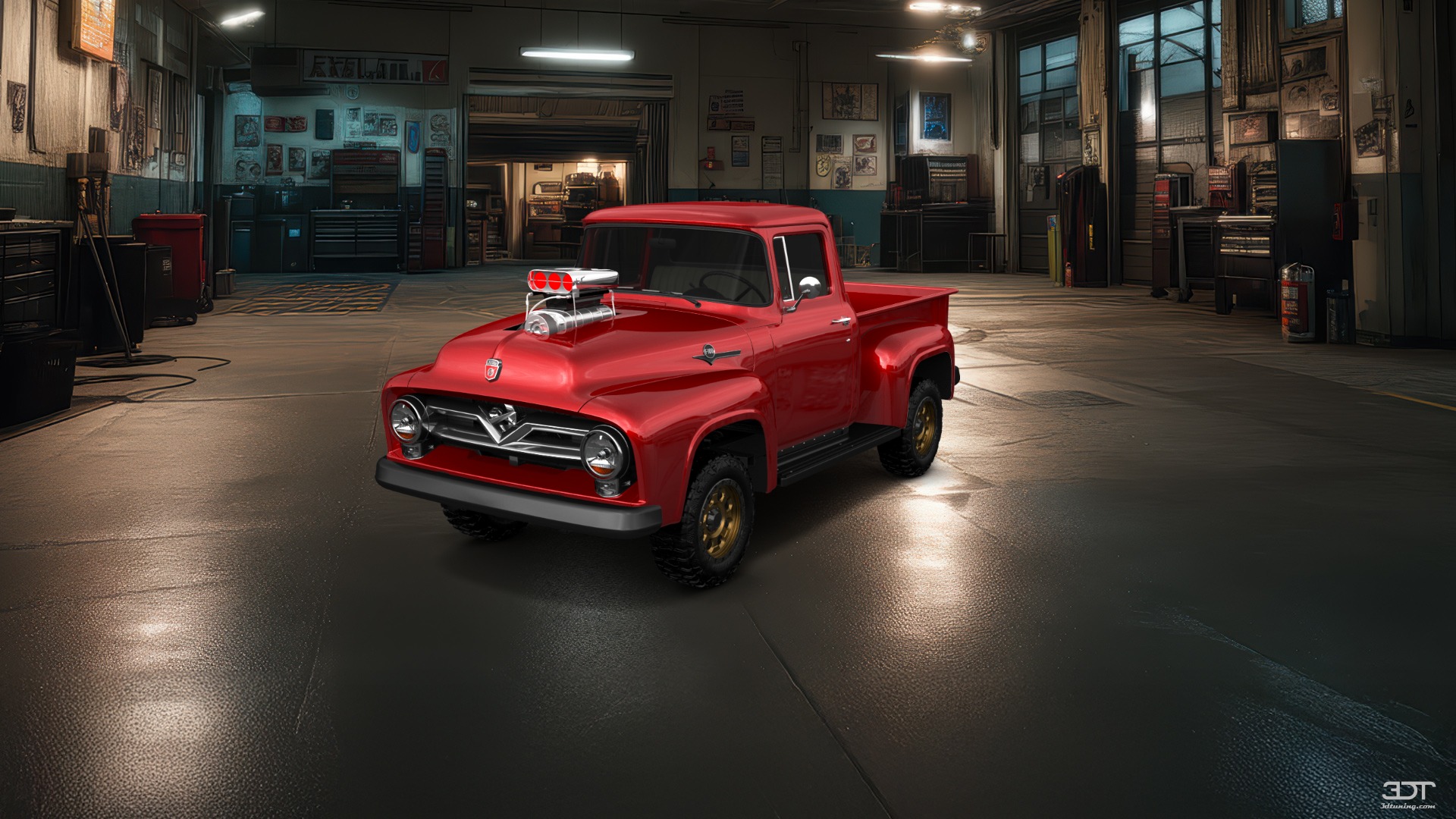 Ford F-100 2 Door truck 1956 tuning