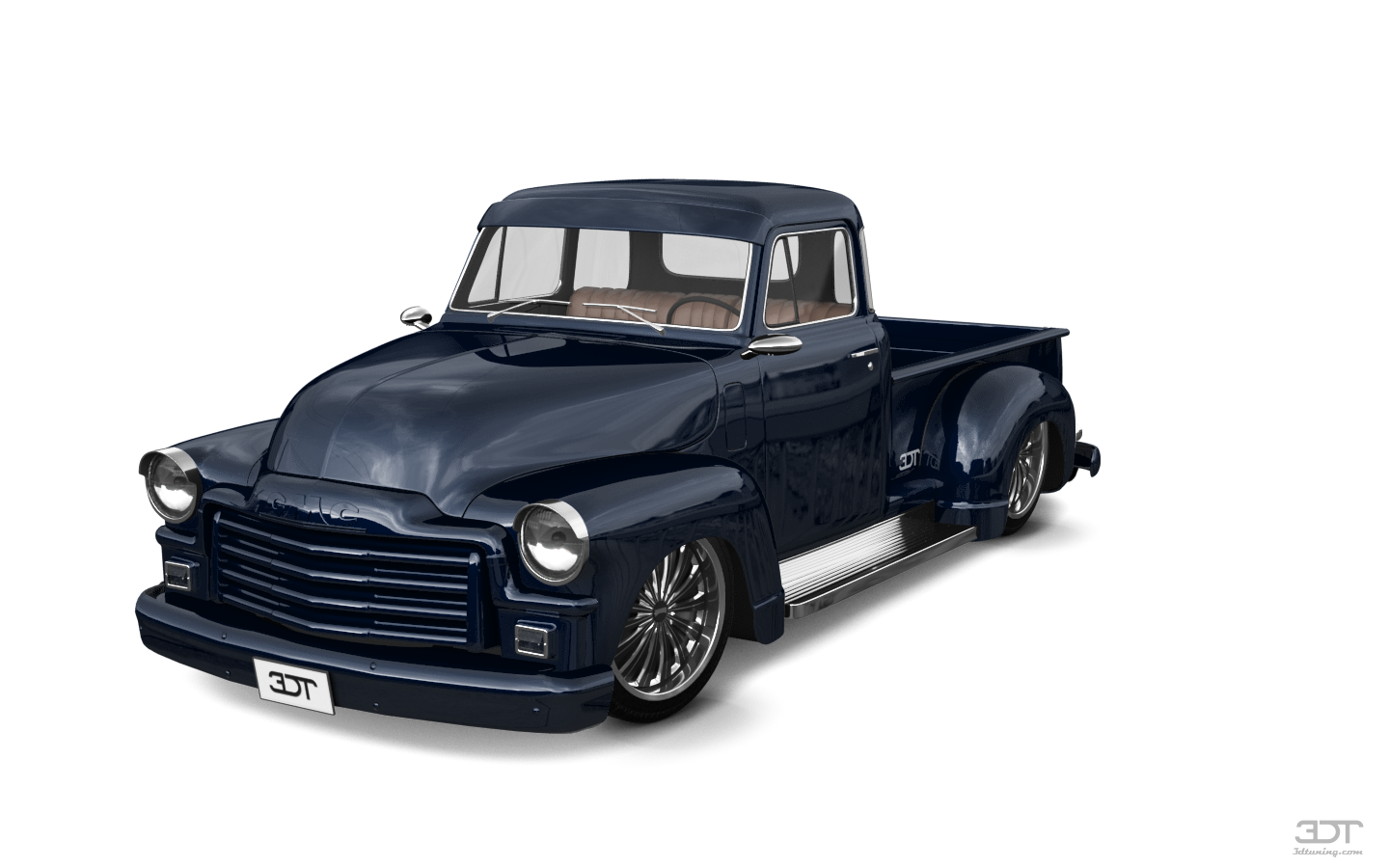 Tuning GMC 100 Stepside 2 Door pickup truck 1954