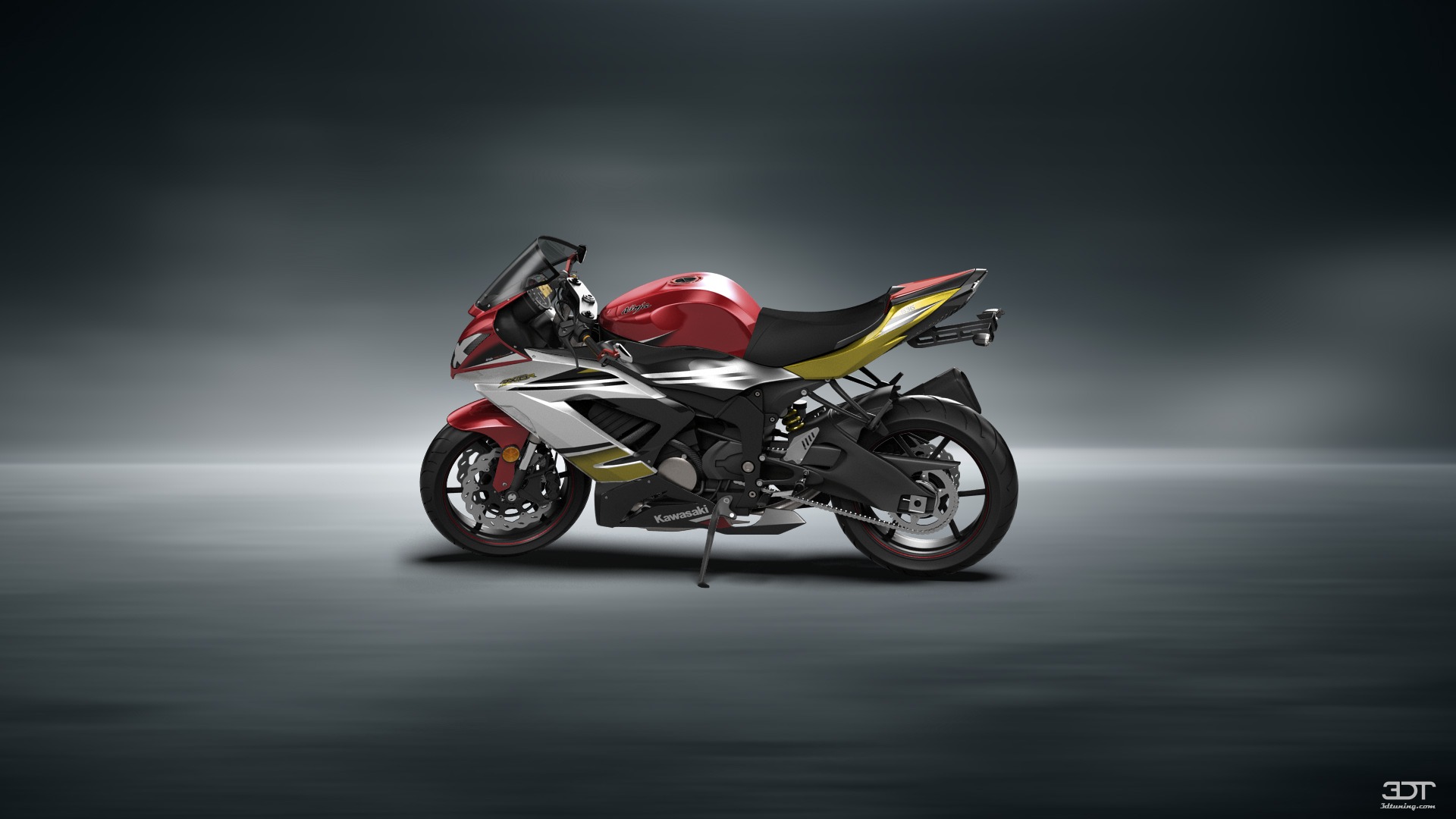 Kawasaki Ninja ZX 6R Sport Bike 2015 tuning