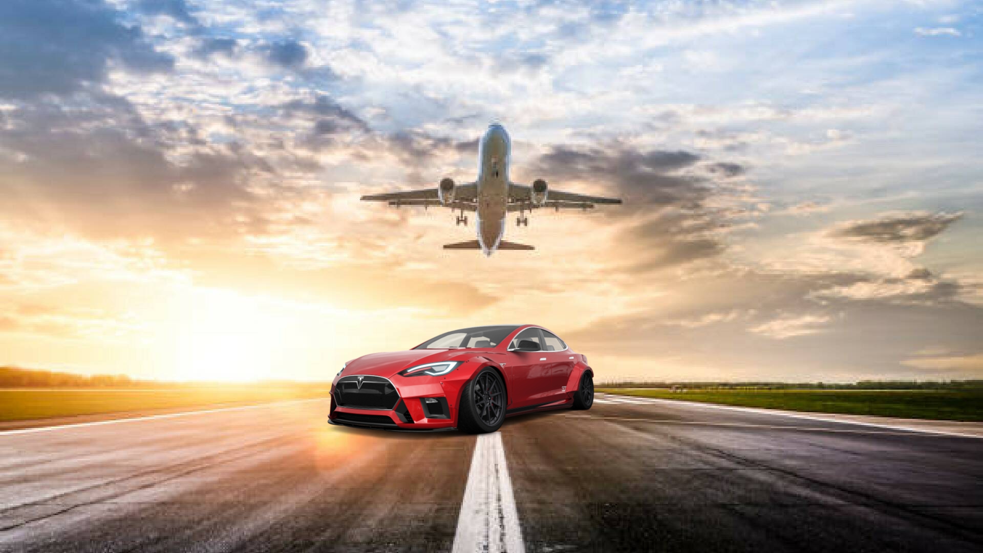 Tesla Model S 5 Door Liftback 2013 tuning