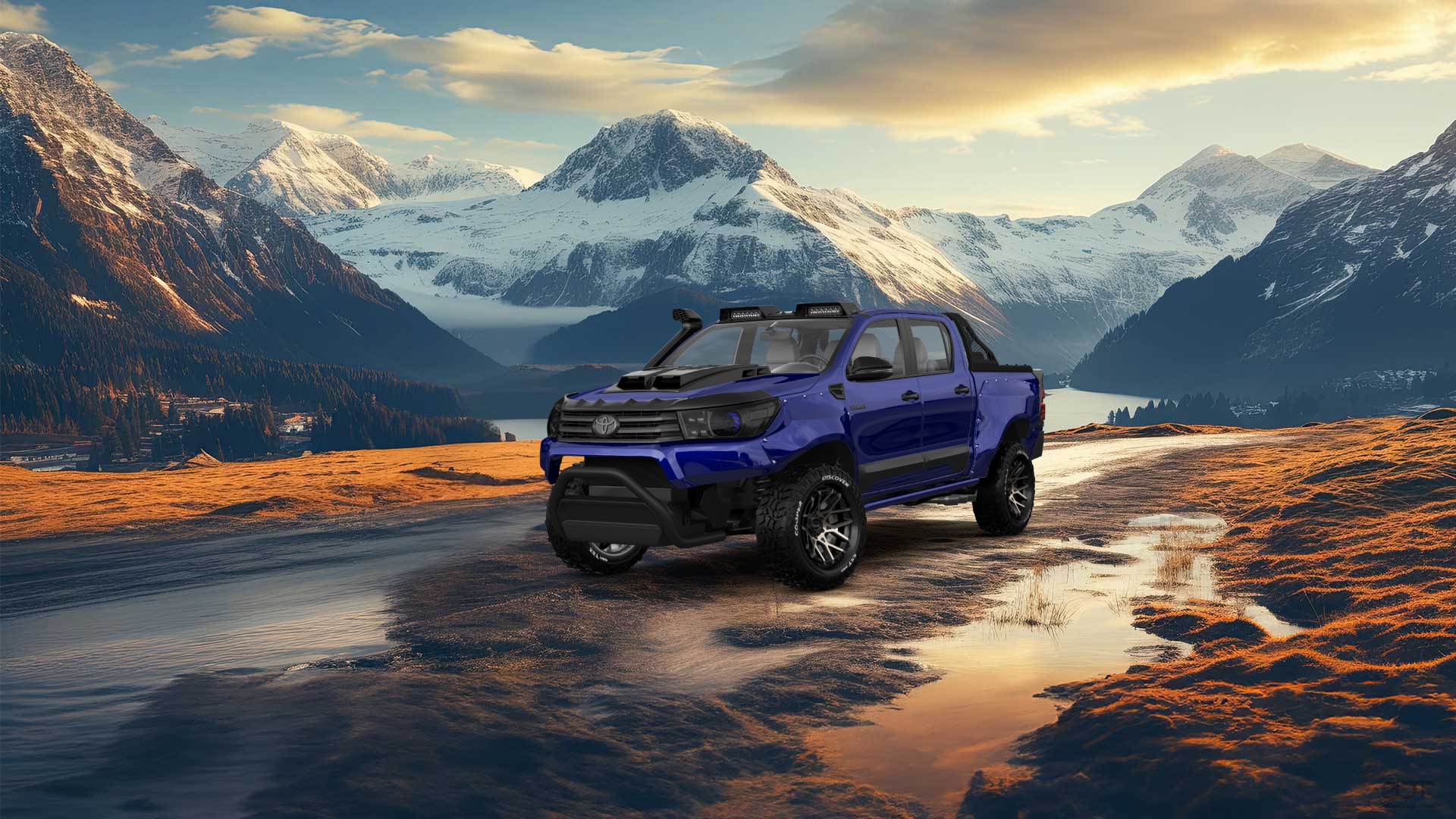 Toyota Hilux Double Cab 4 Door pickup truck 2015 tuning