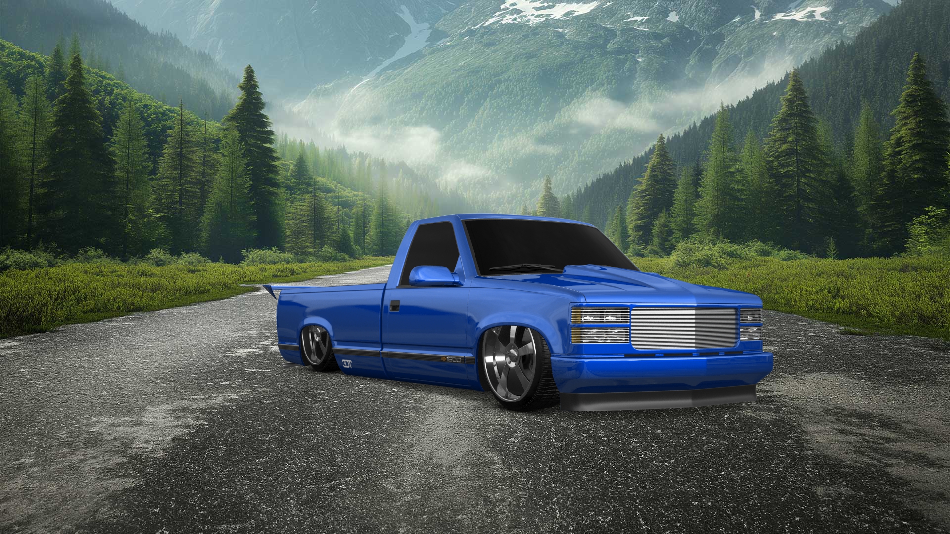 Chevrolet K1500 Regular Cab Fleetside Pickup 1988