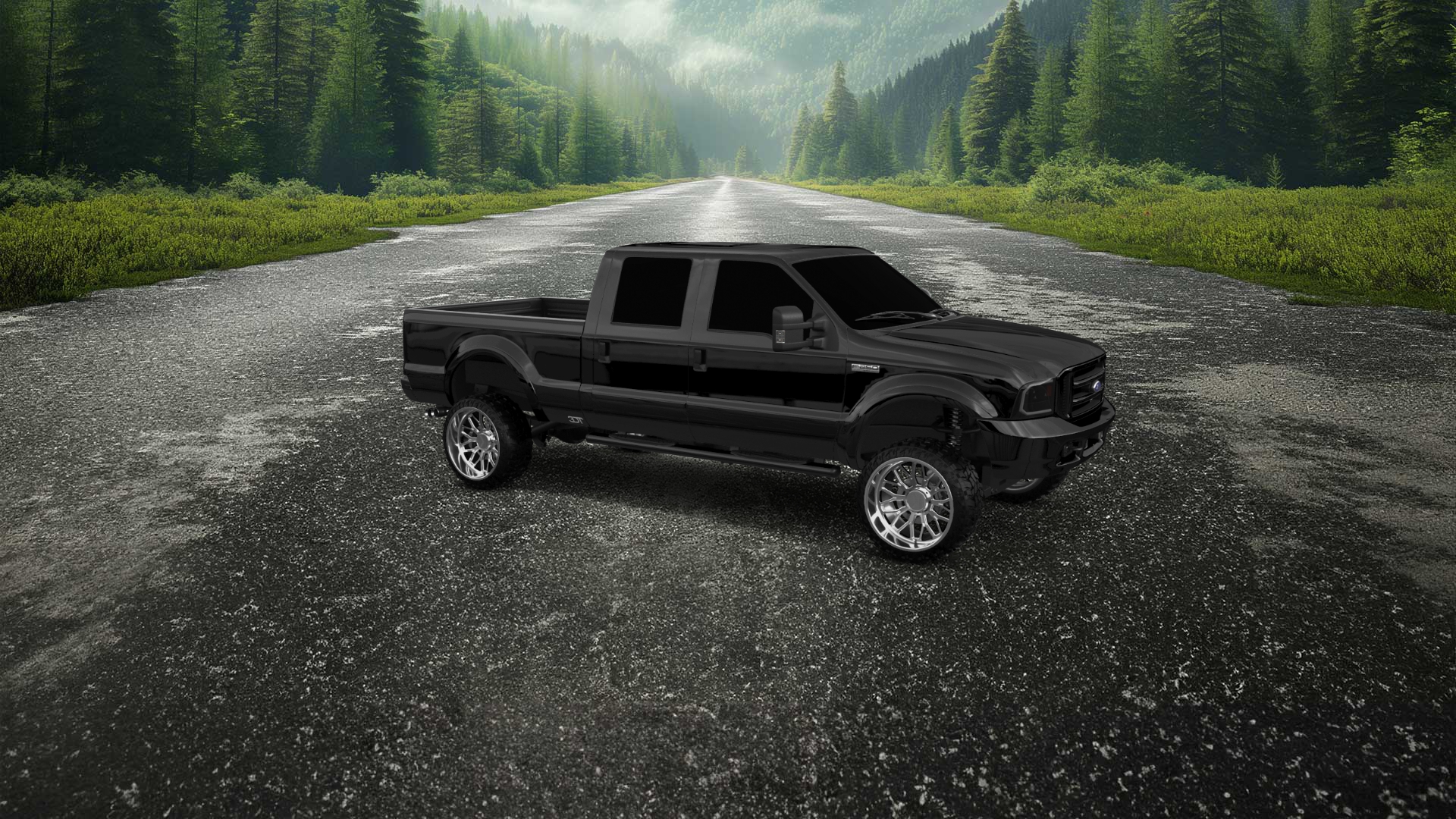 Ford F-250 Crew Cab 4 Door pickup truck 1999 tuning