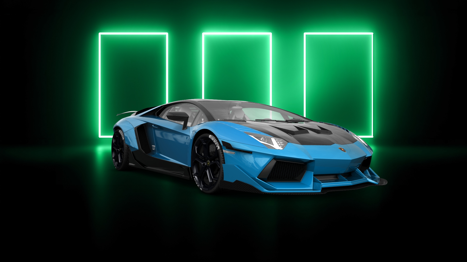 Lamborghini Aventador 2 Door Coupe 2012 tuning