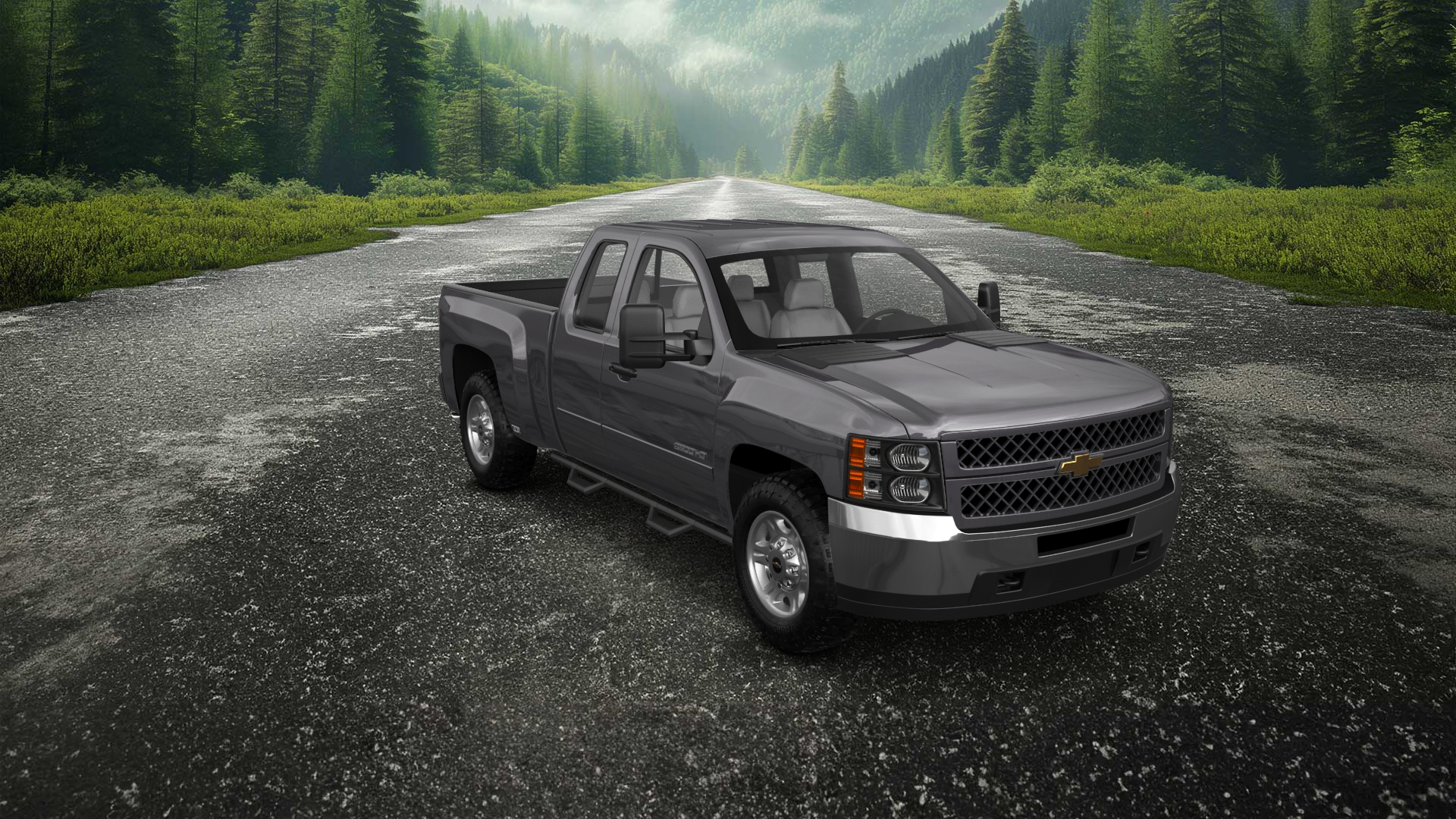 Chevrolet Silverado 2500 HD Extended Cab Pickup Truck 2007 tuning
