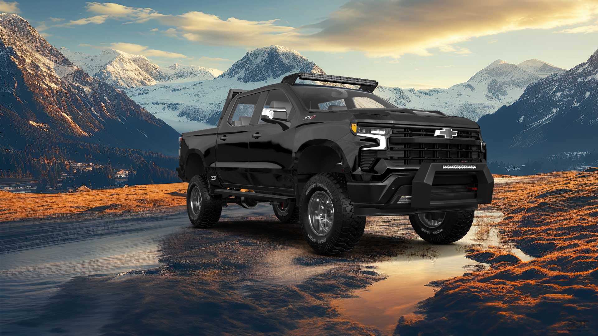 Chevrolet Silverado 1500 Crew Cab 5.8 ft box 4 Door pickup truck 2023 tuning