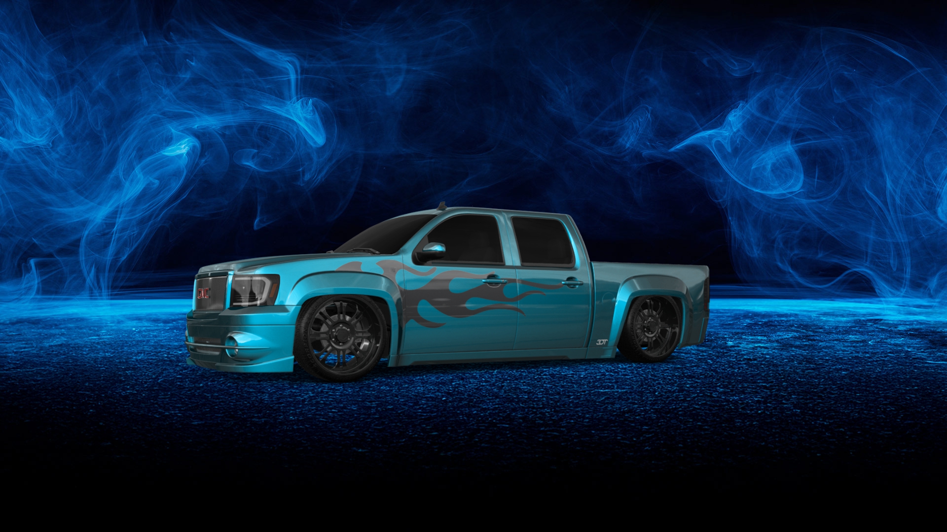 GMC Sierra 1500 Crew Cab 5.8 ft box 4 Door pickup truck 2007 tuning
