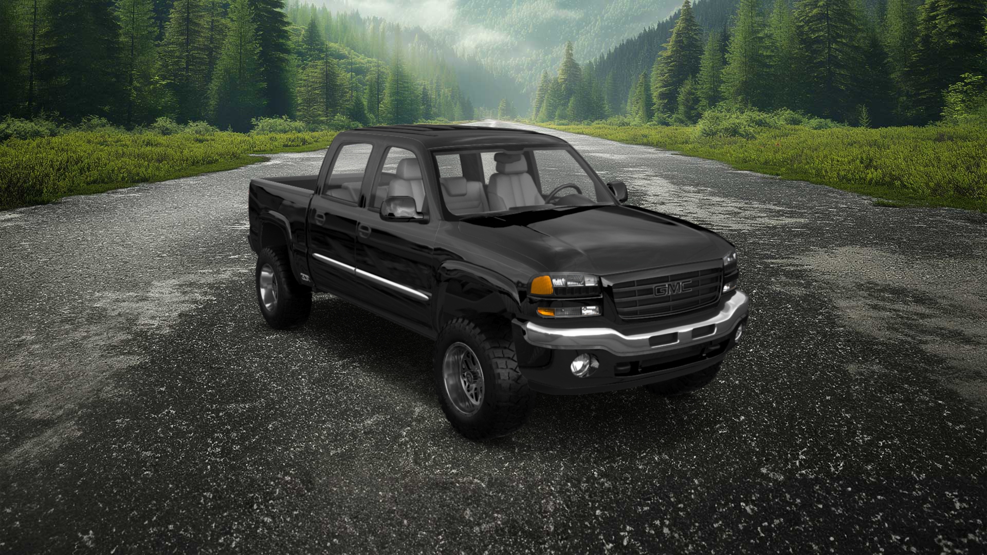 GMC Sierra 1500 Crew Cab Pickup Truck 2000