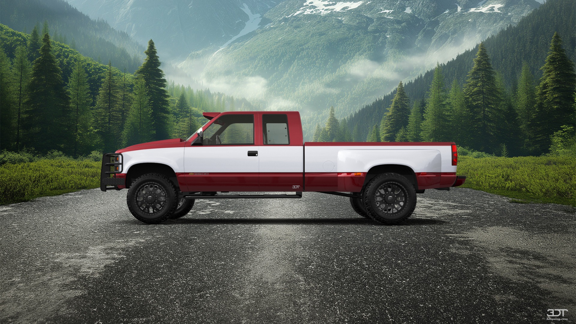 Chevrolet K3500 Extended Cab Pickup Truck 1988