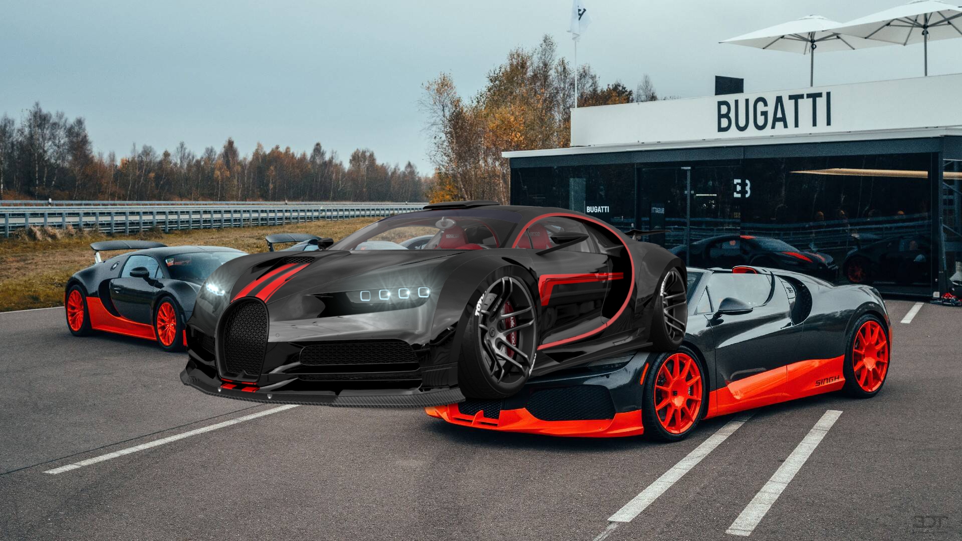 Bugatti Chiron 2 Door Coupe 2016 tuning