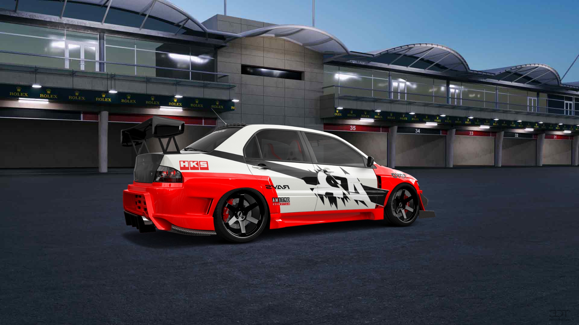 Mitsubishi Lancer Evo IX 4 Door Saloon 2005 tuning