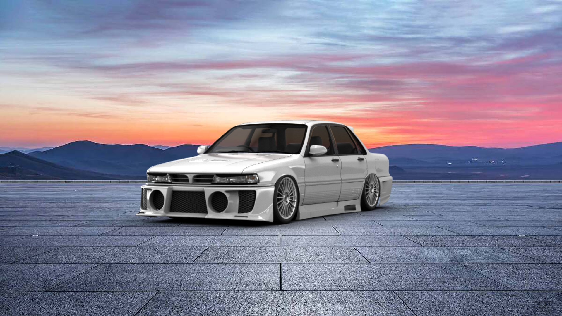Mitsubishi Galant Sedan 1987 tuning