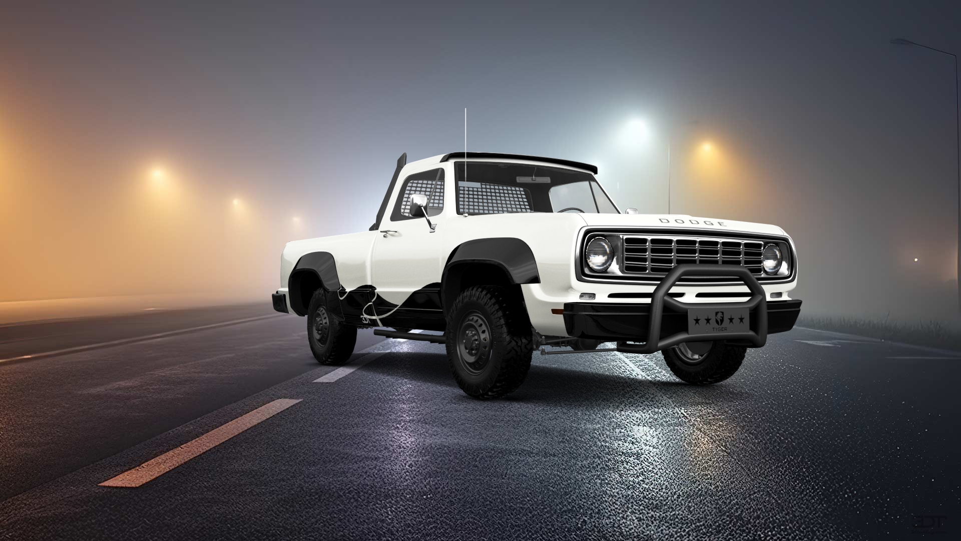 Dodge Power Wagon W200 2 Door pickup truck 1972 tuning