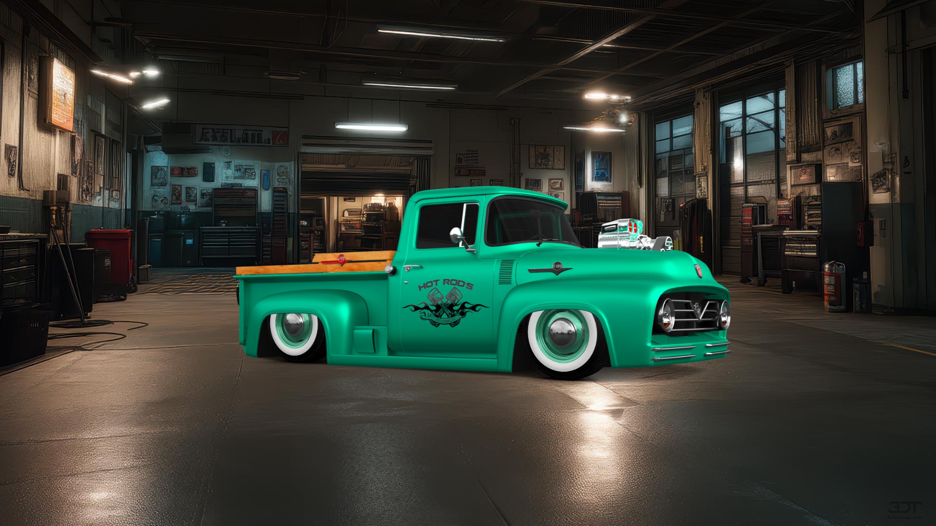Ford F-100 2 Door truck 1956 tuning