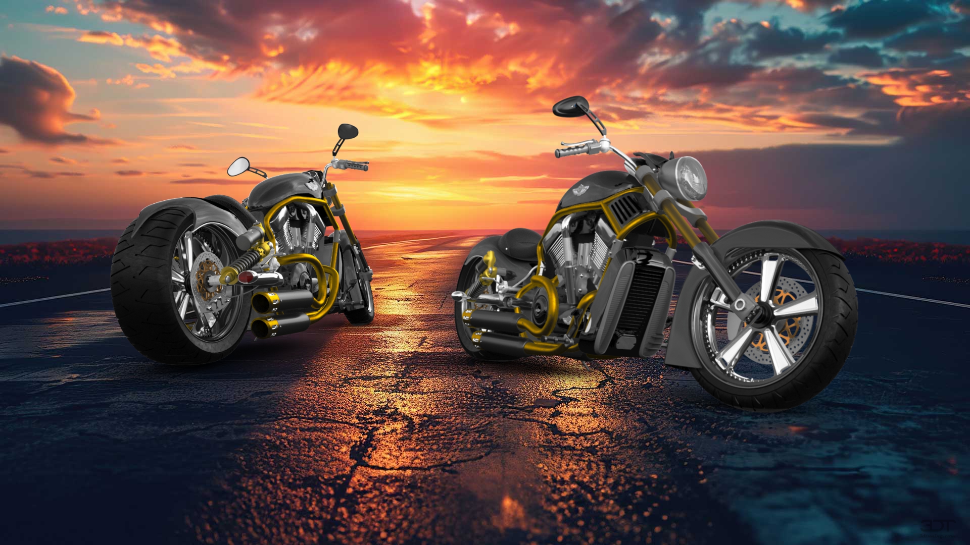 Harley-Davidson Custom Chopper Cruiser 2011