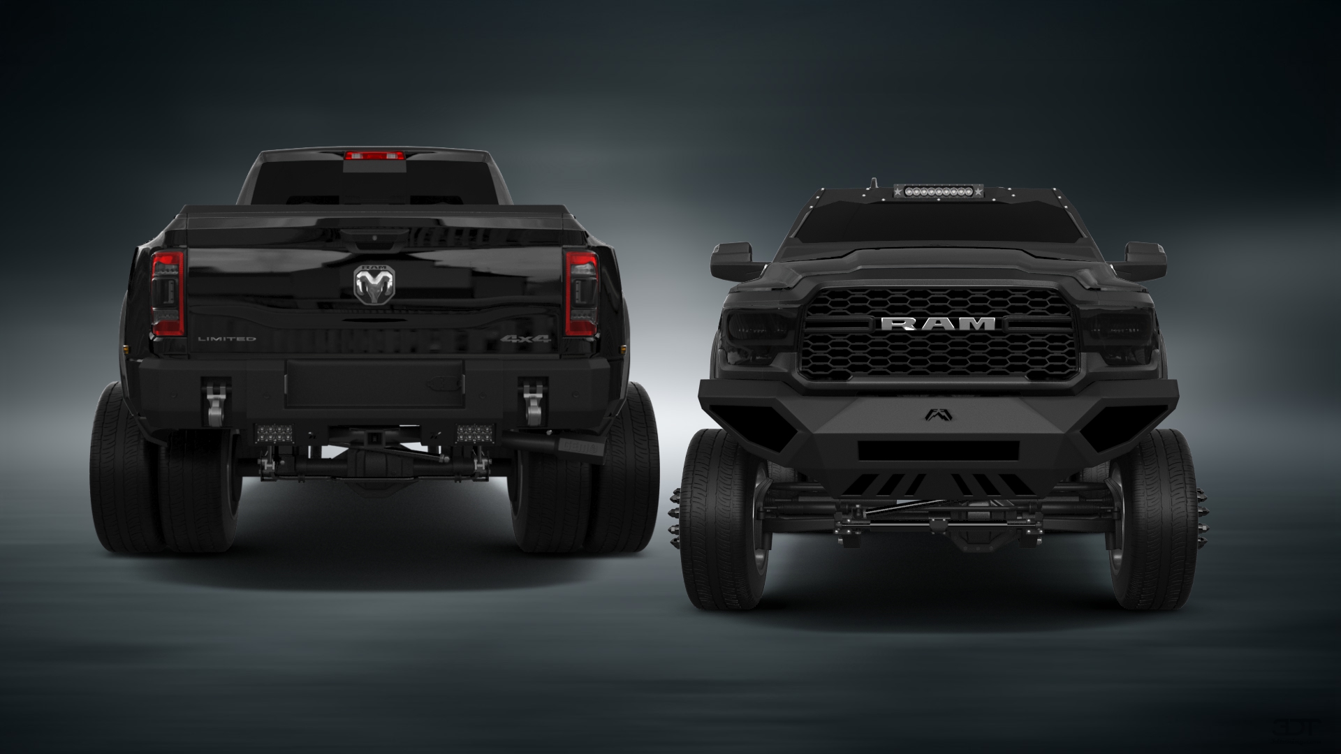 Dodge Ram 3500 4 Door pickup truck 2020 tuning