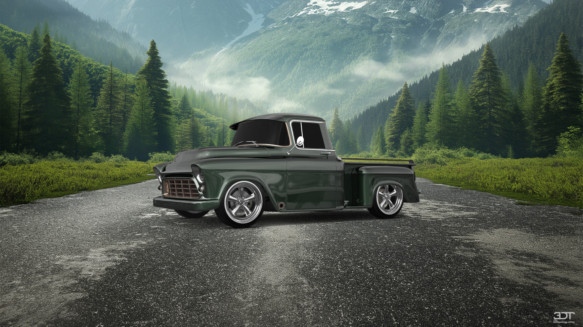 Chevrolet 3100 2 Door pickup truck 1955 tuning
