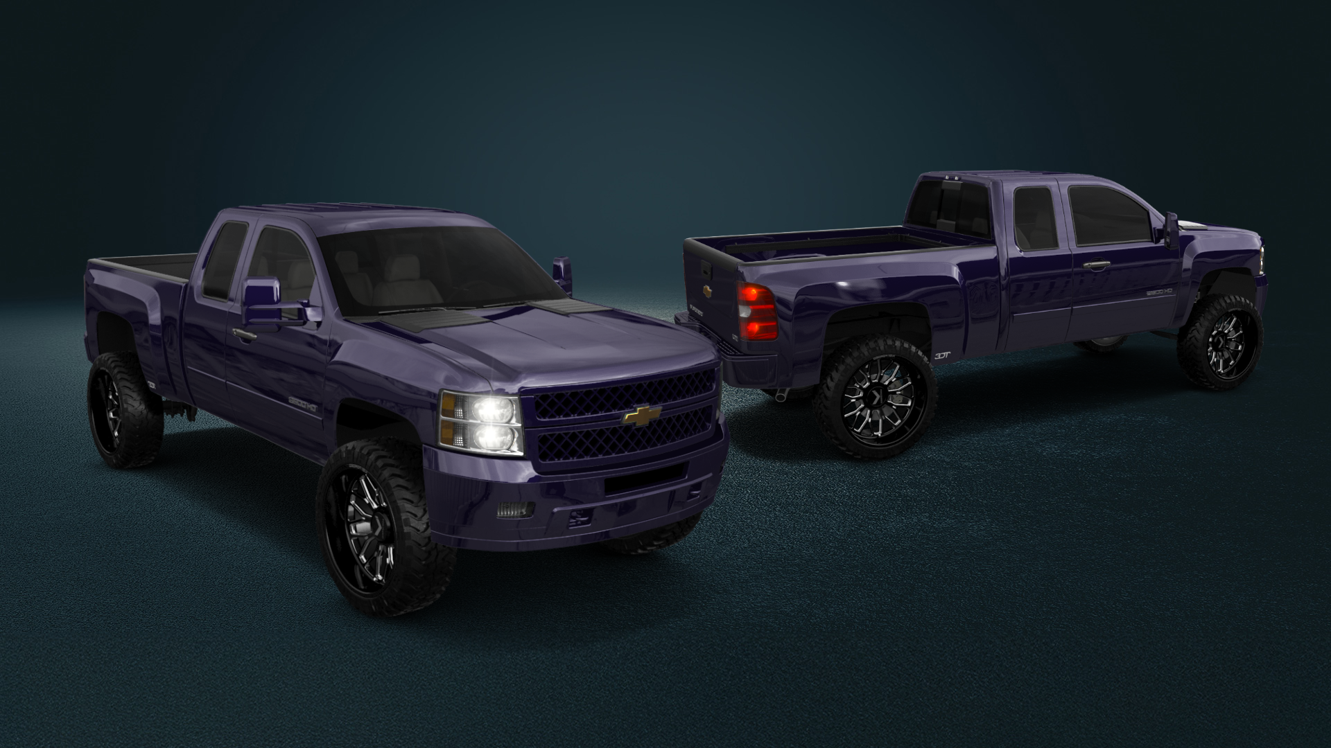 Chevrolet Silverado 2500 HD Extended Cab Pickup Truck 2007