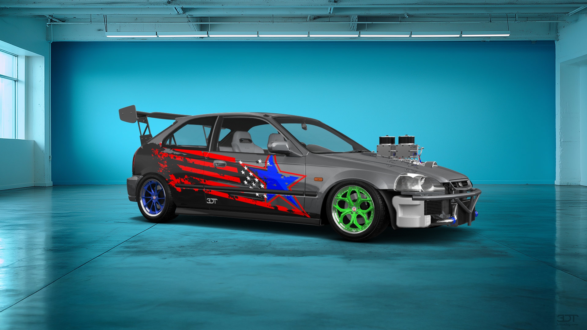 Honda Civic 3 Door Hatchback 1997 tuning