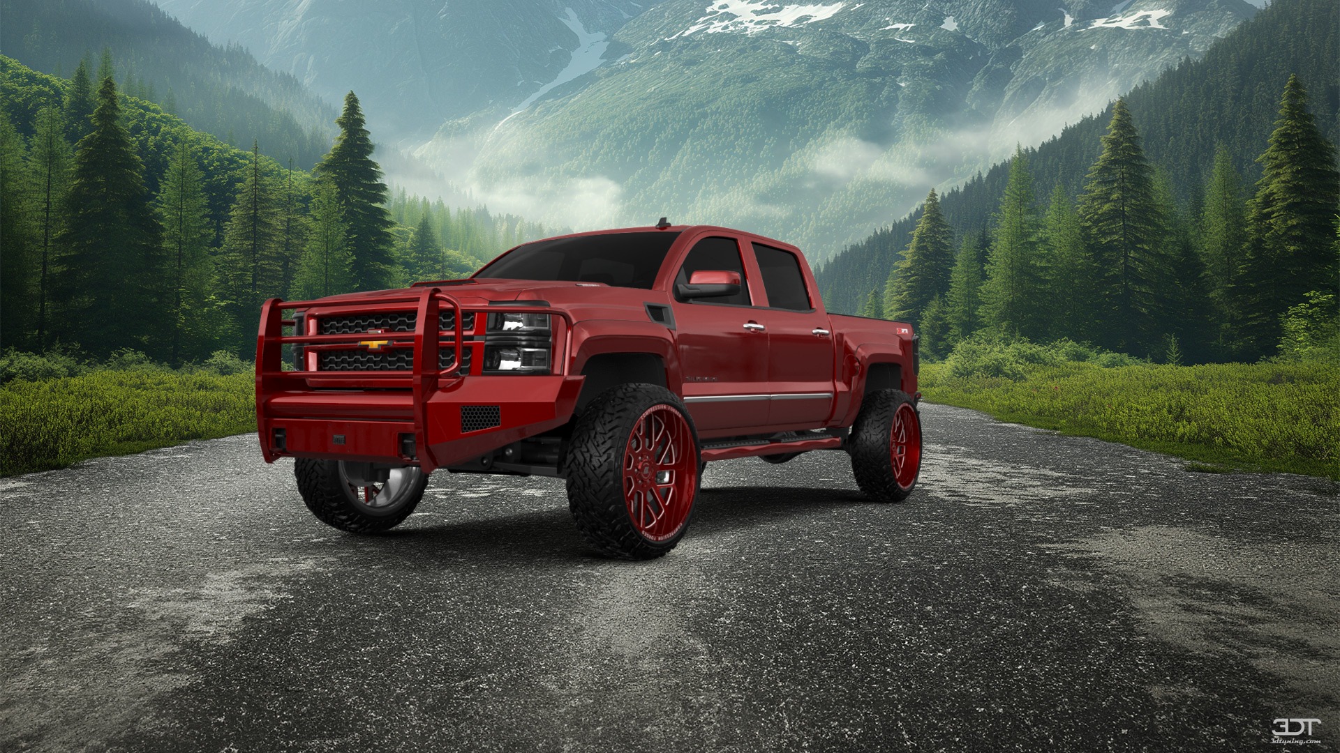 Chevrolet Silverado 1500 4 Door pickup truck 2014 tuning