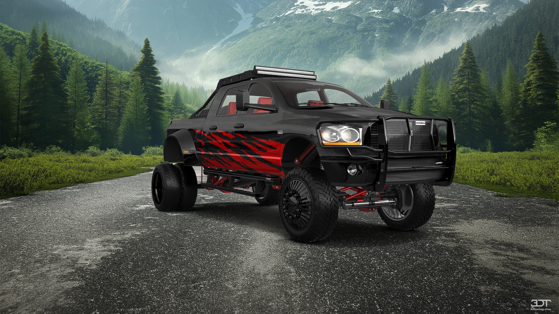 Dodge Ram 3500 Dually 4 Door pickup truck 2007