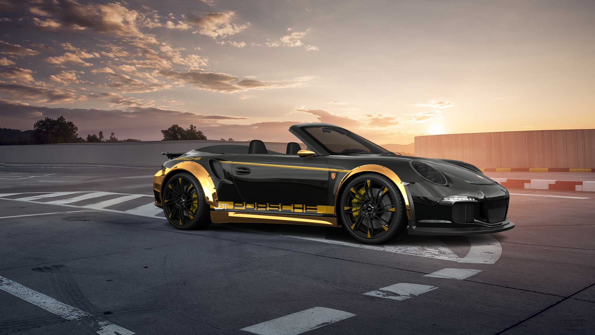 Porsche 911 Turbo S 2 Door Convertible 2014 tuning