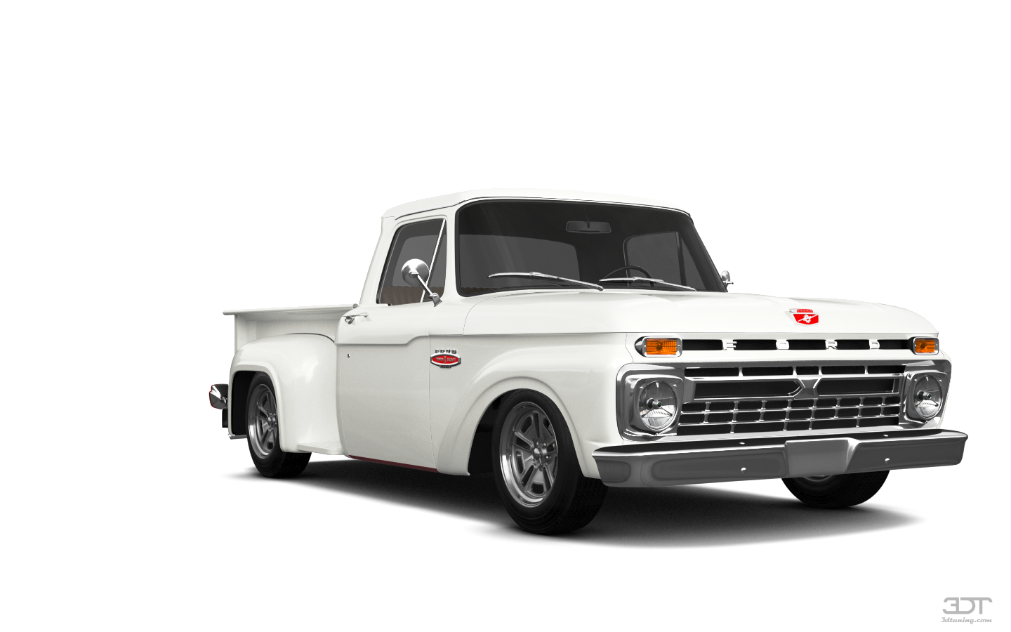 Tuning Ford F-100 Flareside 2 Door pickup truck 1961