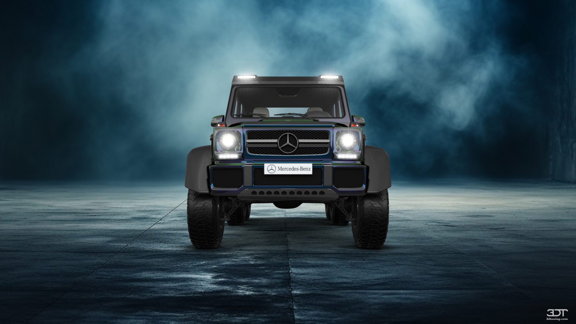 Mercedes G 63 AMG 6x6 4 Door pickup truck 2013 tuning